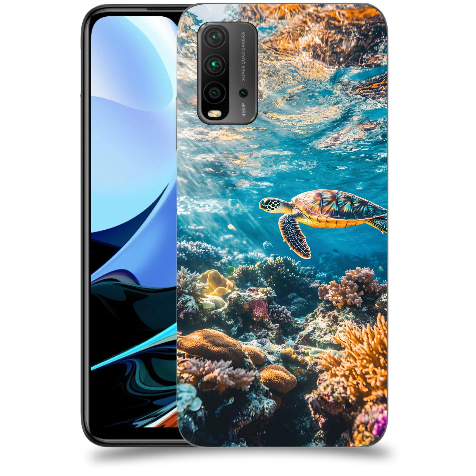 ACOVER Kryt na mobil Xiaomi Redmi 9T - Želva