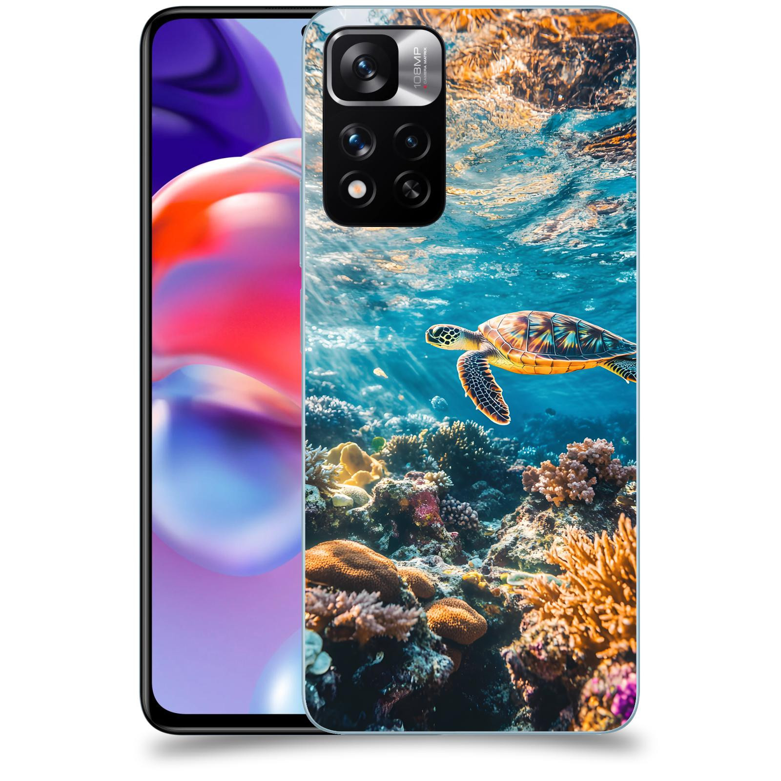 ACOVER Kryt na mobil Xiaomi Redmi Note 11 Pro+ 5G - Želva