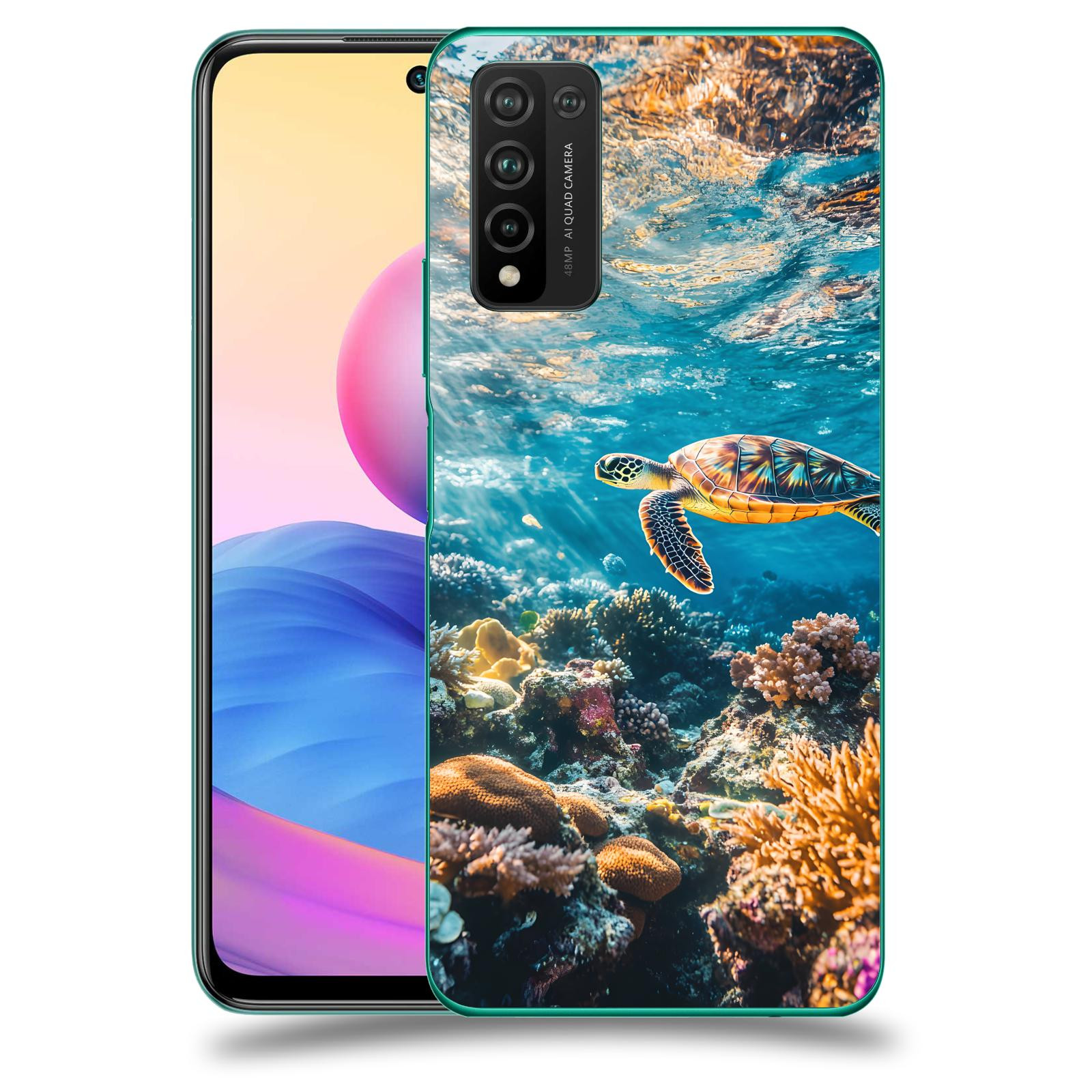 ACOVER Kryt na mobil Honor 10X Lite - Želva