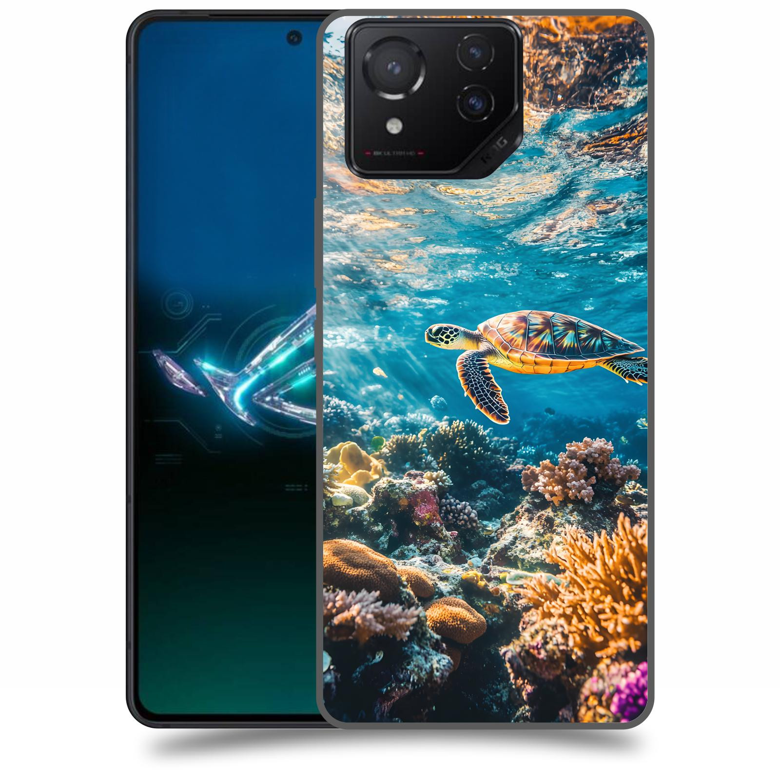 ACOVER Kryt na mobil Asus ROG Phone 8 - Želva
