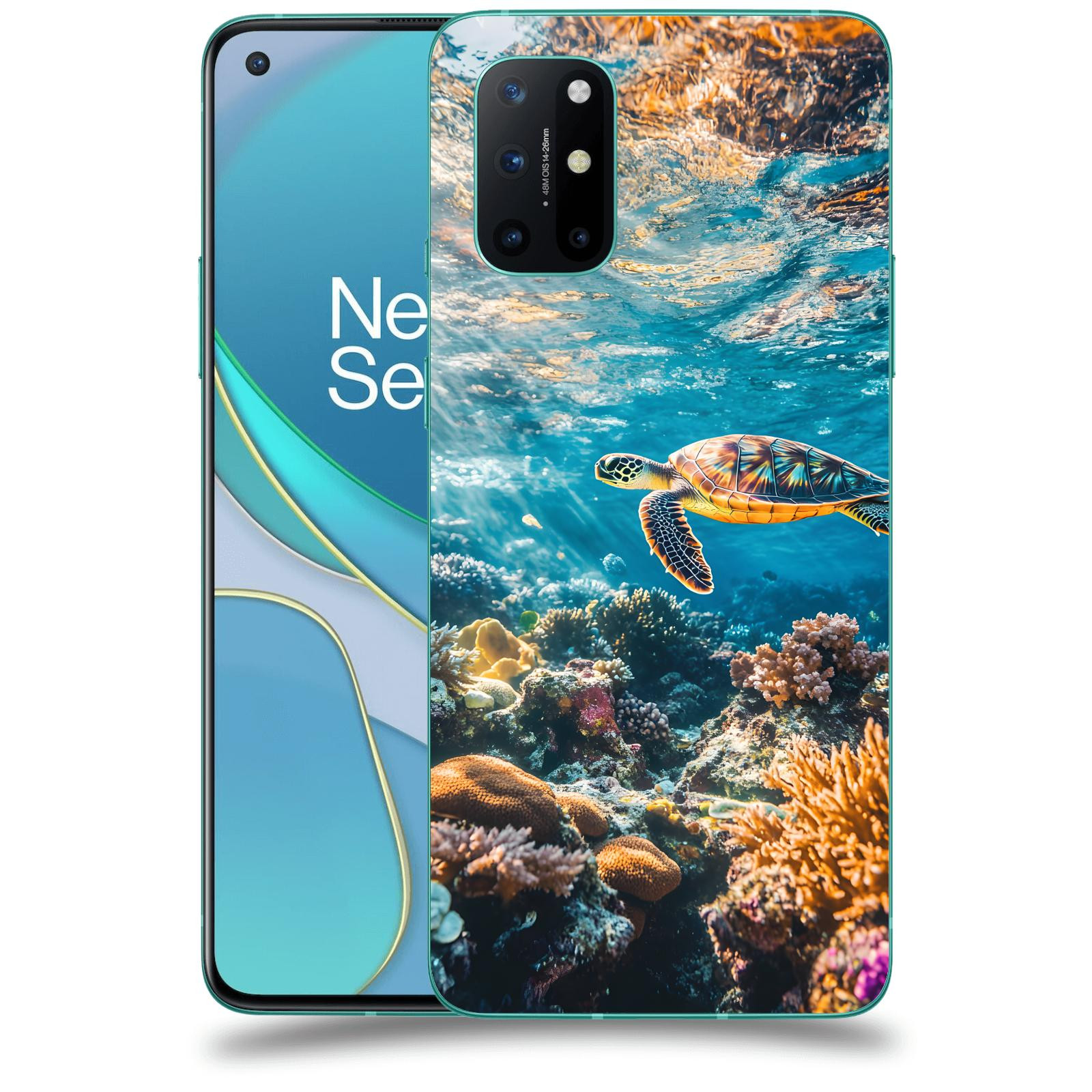 ACOVER Kryt na mobil OnePlus 8T - Želva