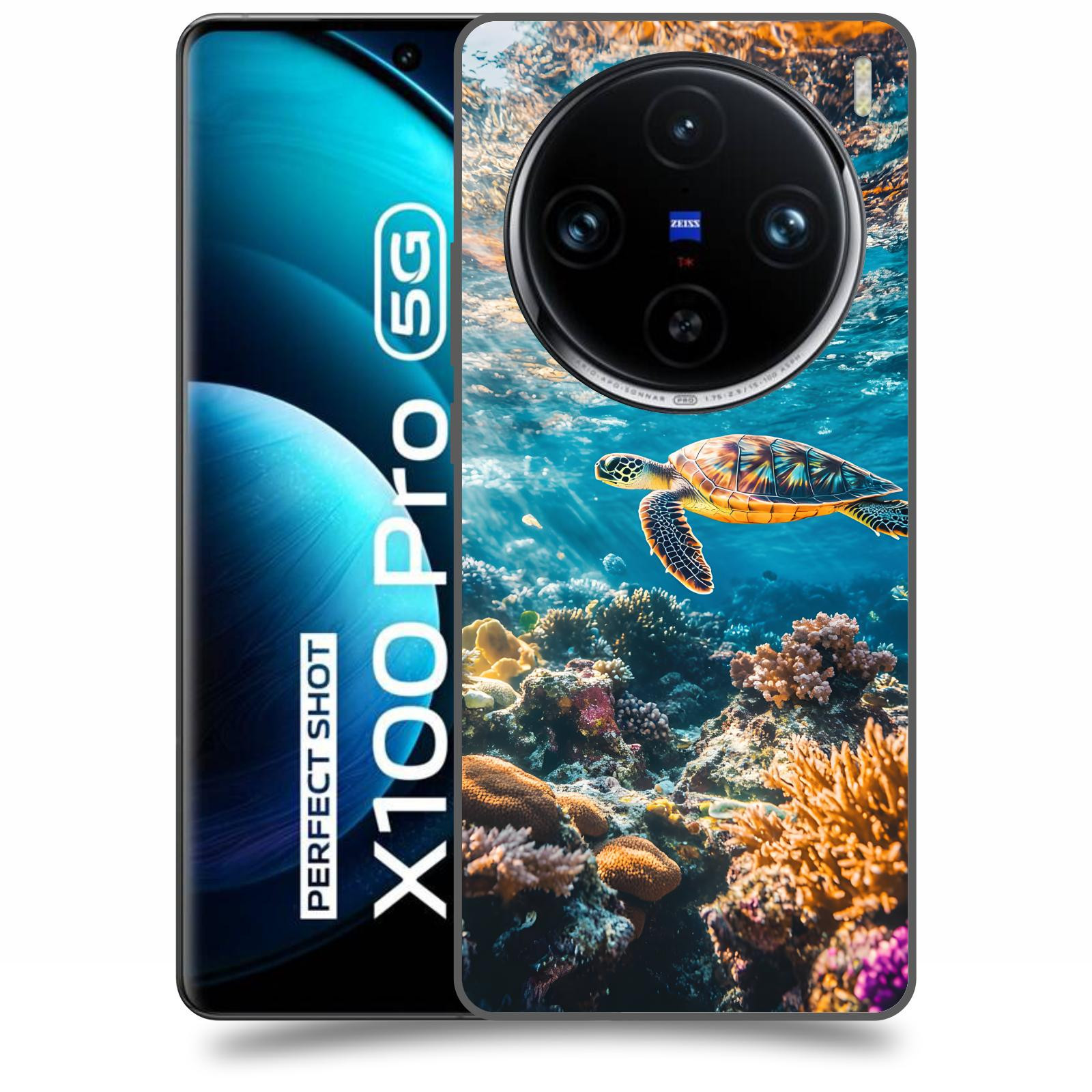 ACOVER Kryt na mobil Vivo X100 Pro 5G - Želva