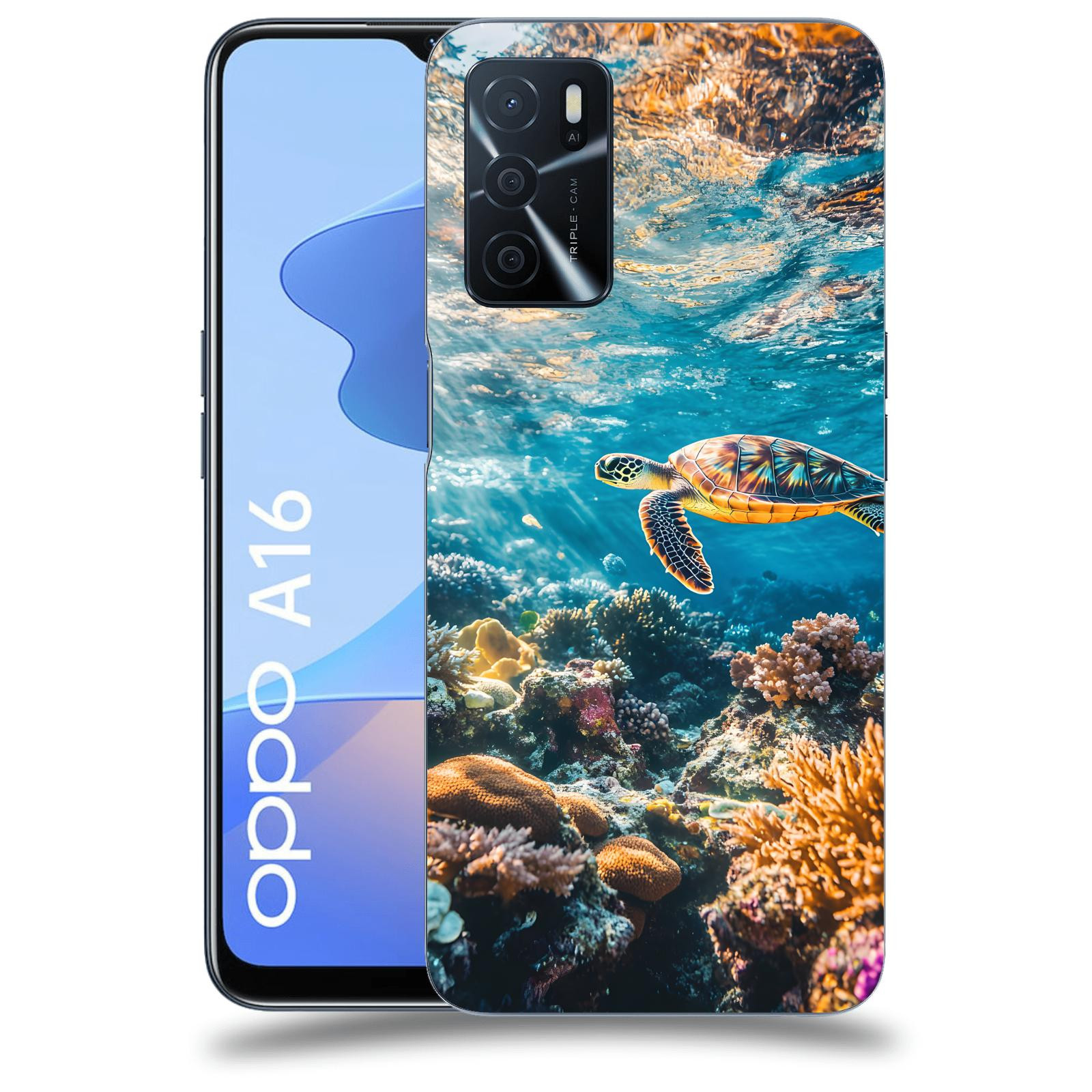 ACOVER Kryt na mobil OPPO A16 - Želva