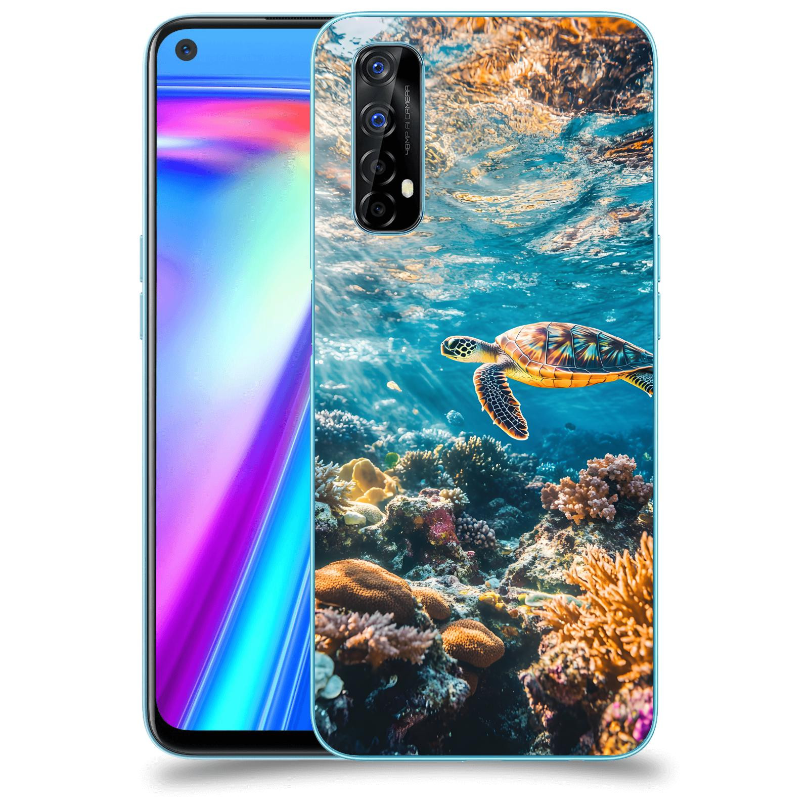 ACOVER Kryt na mobil Realme 7 - Želva