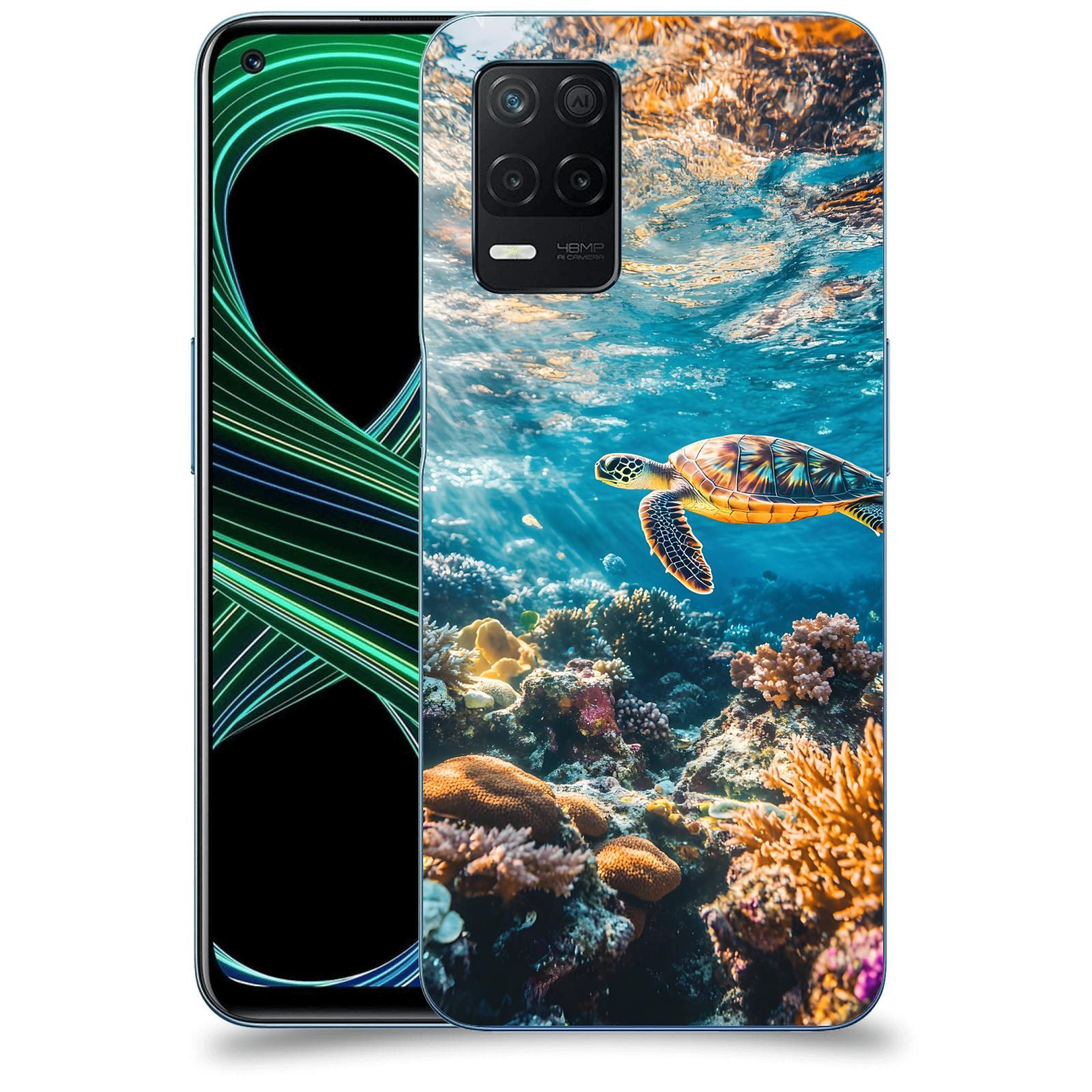 ACOVER Kryt na mobil Realme 8 5G - Želva