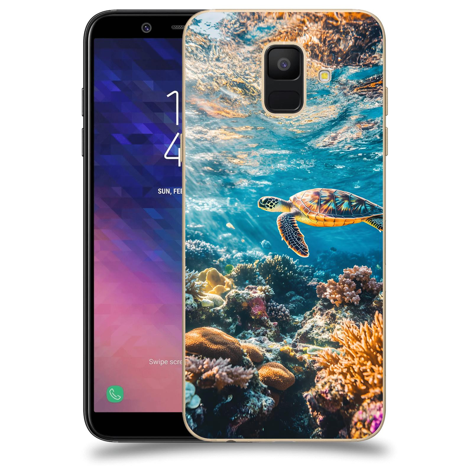 ACOVER Kryt na mobil Samsung Galaxy A6 A600F - Želva