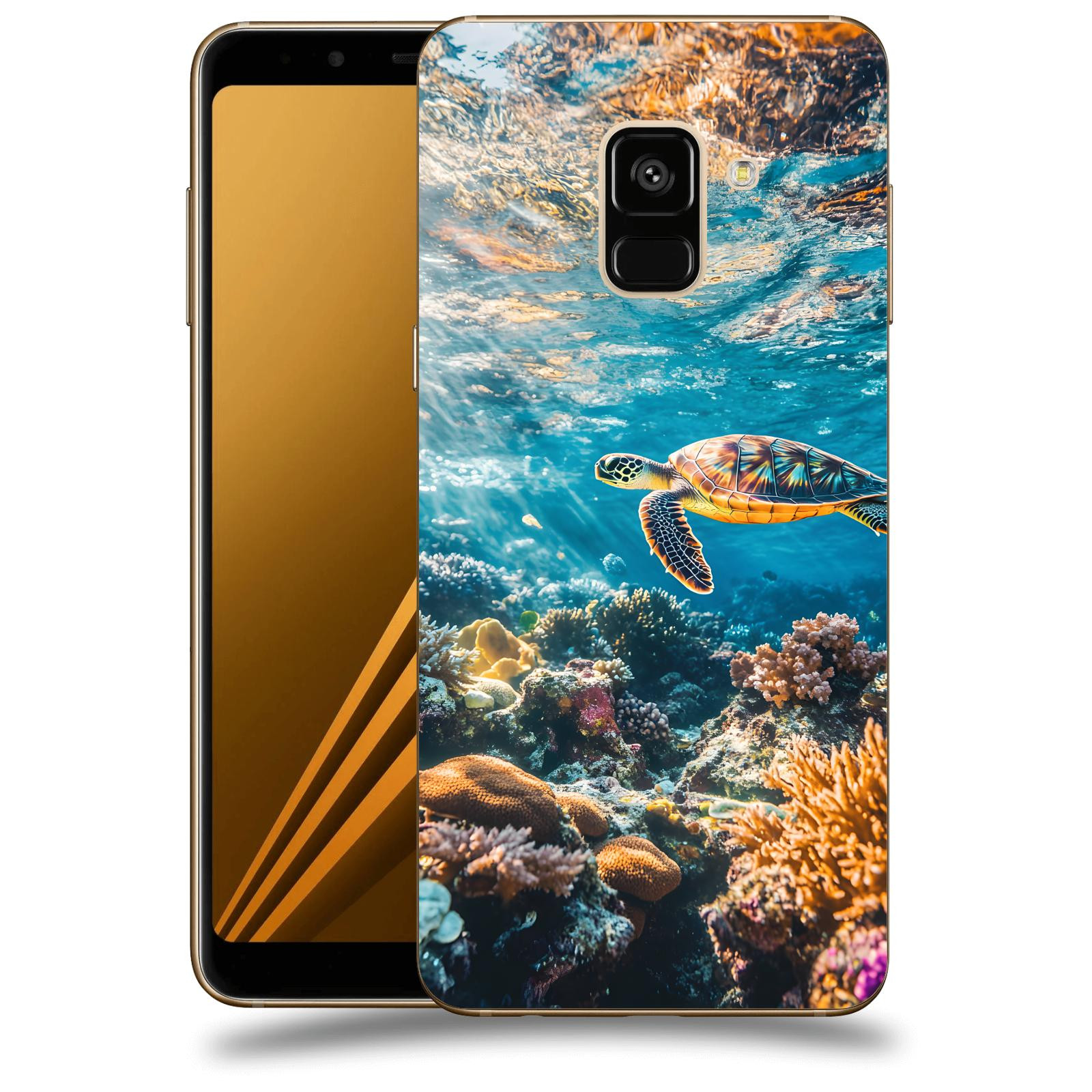 ACOVER Kryt na mobil Samsung Galaxy A8 2018 A530F - Želva