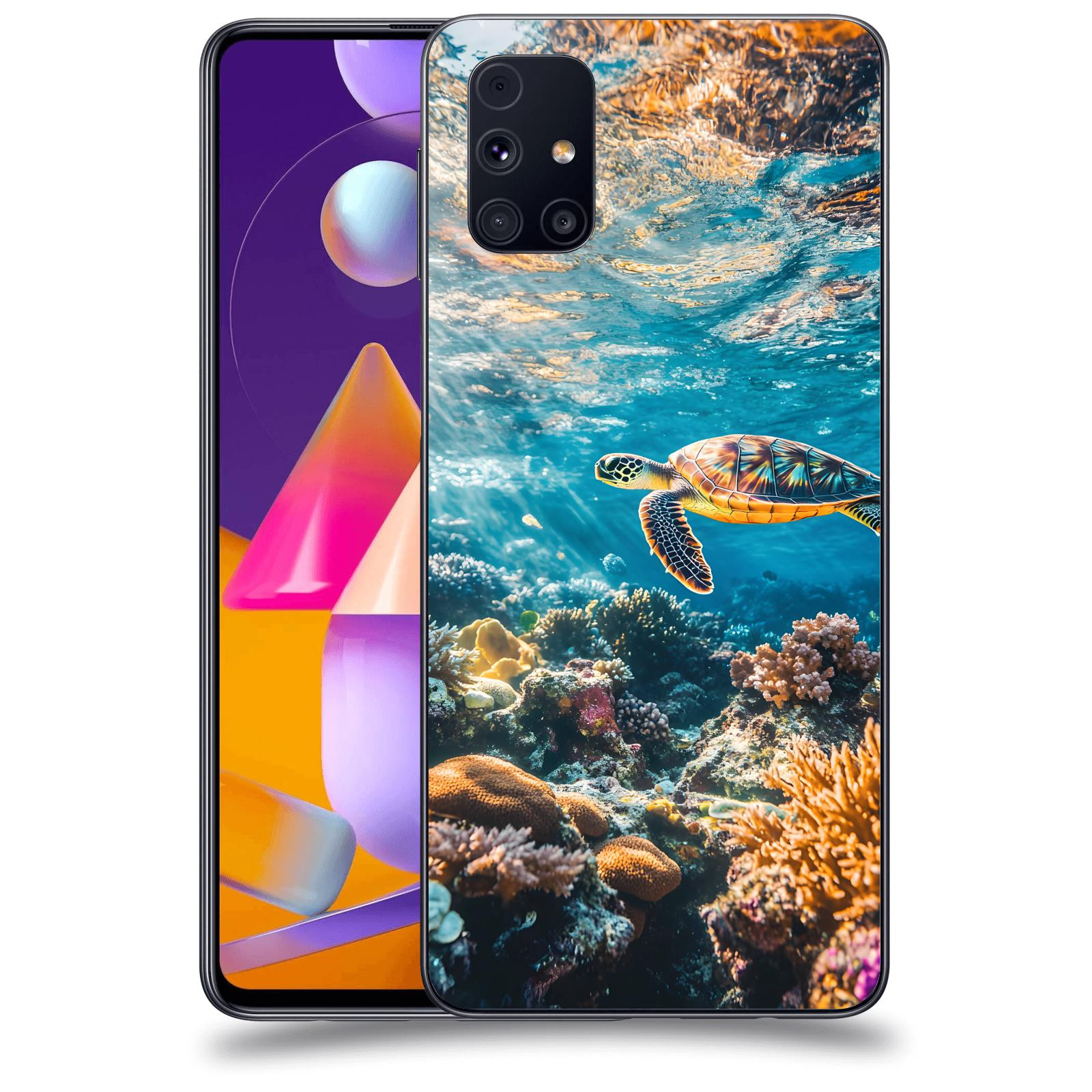 ACOVER Kryt na mobil Samsung Galaxy M31s - Želva