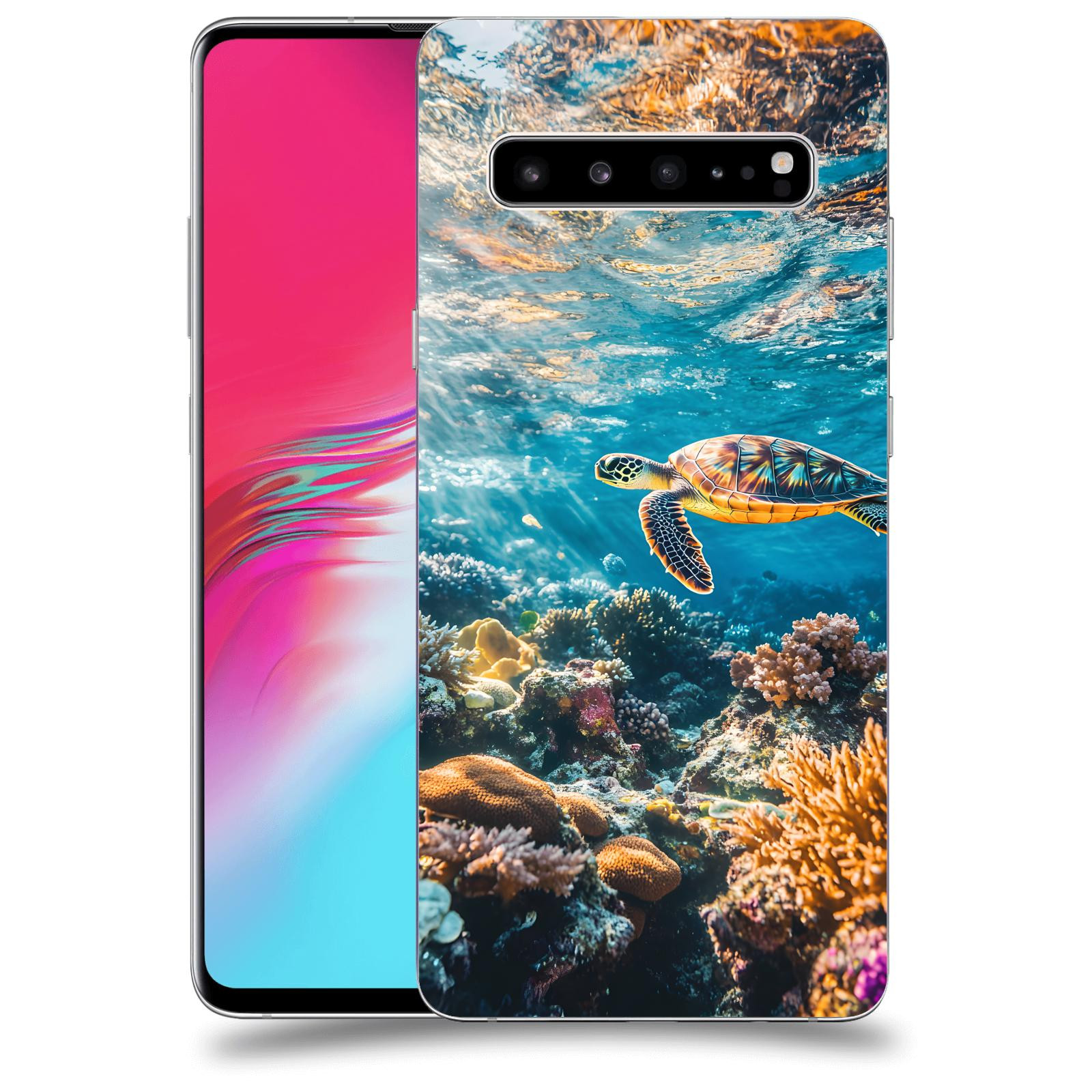 ACOVER Kryt na mobil Samsung Galaxy S10 G973 - Želva