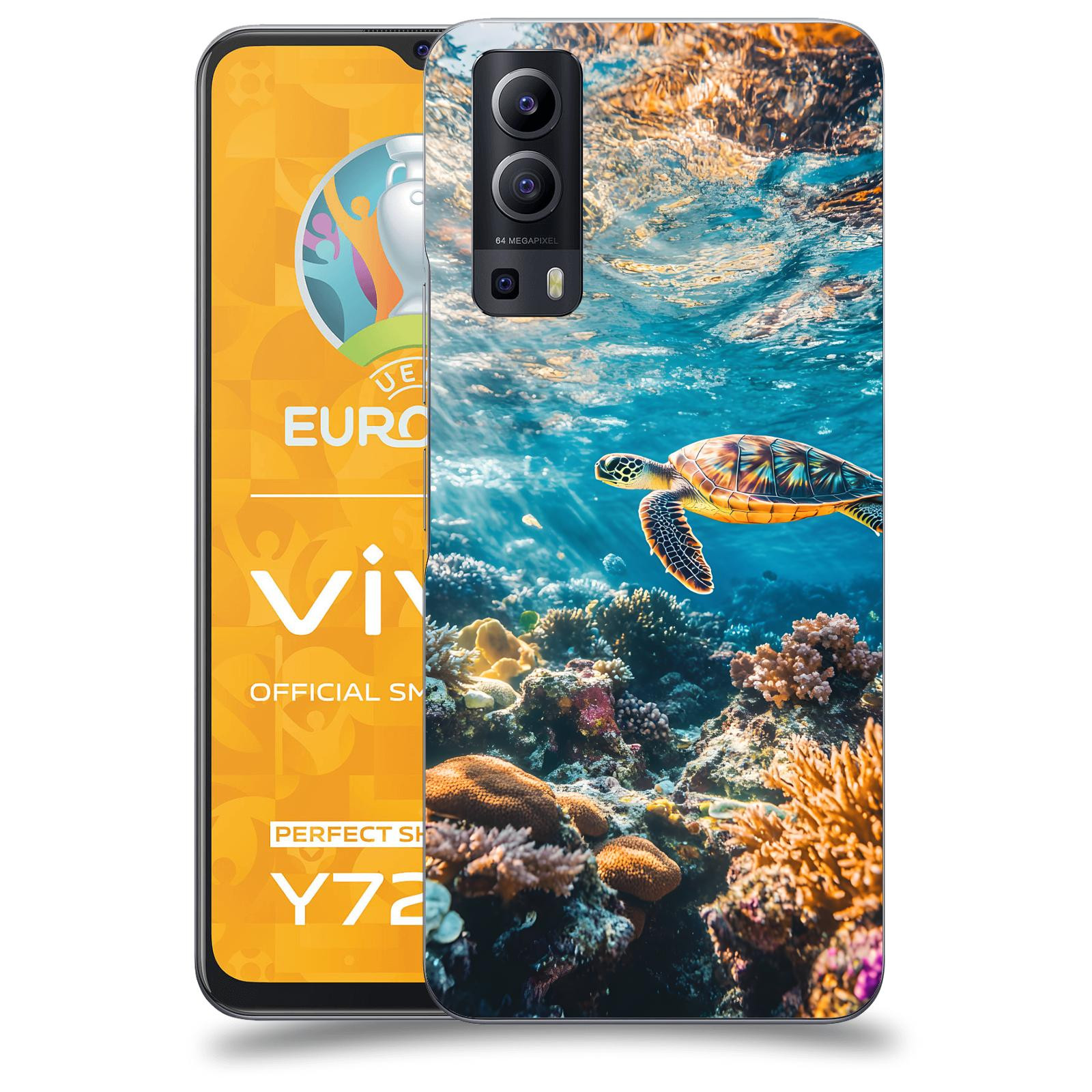 ACOVER Kryt na mobil Vivo Y72 5G - Želva