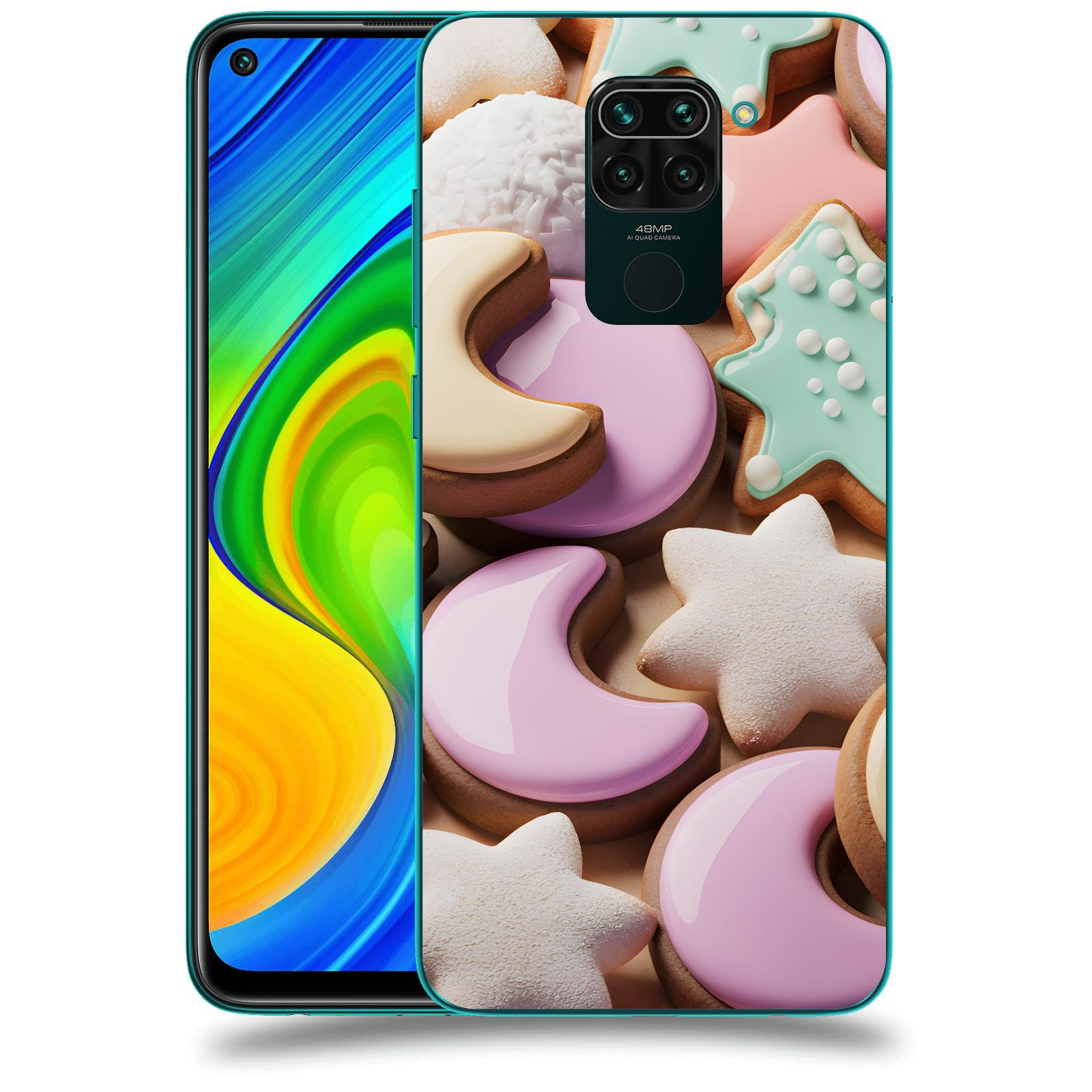 ACOVER Kryt na mobil Xiaomi Redmi Note 9 - Vánoční cukroví