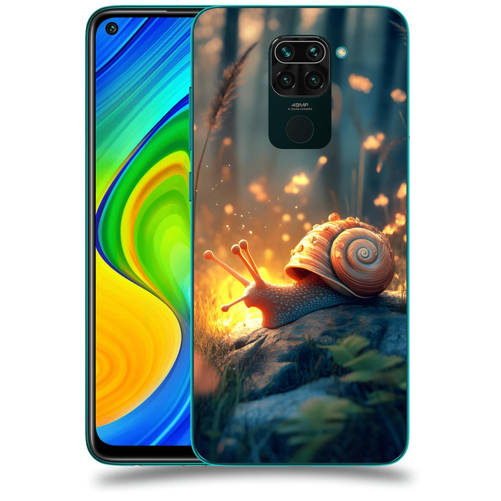 ACOVER Kryt na mobil Xiaomi Redmi Note 9 - Šnek