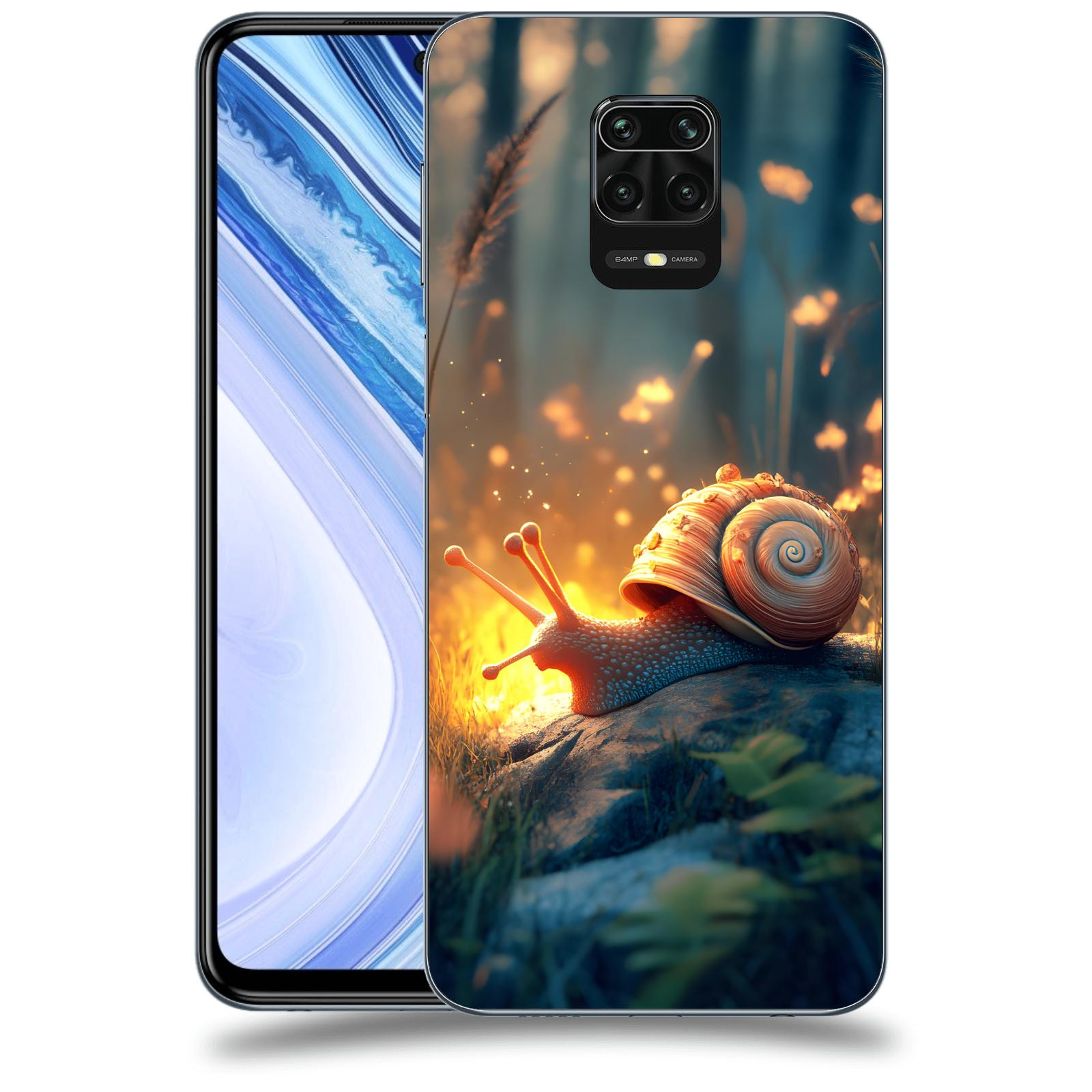 ACOVER Kryt na mobil Xiaomi Redmi Note 9 Pro - Šnek