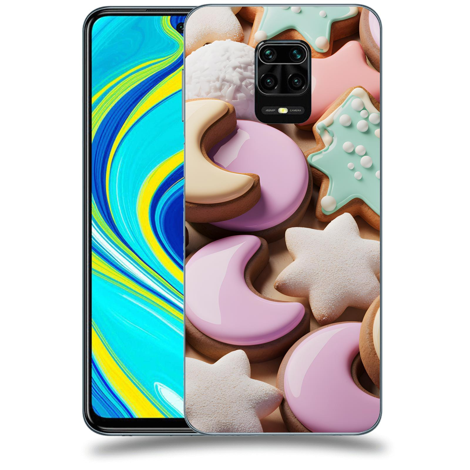 ACOVER Kryt na mobil Xiaomi Redmi Note 9S - Vánoční cukroví