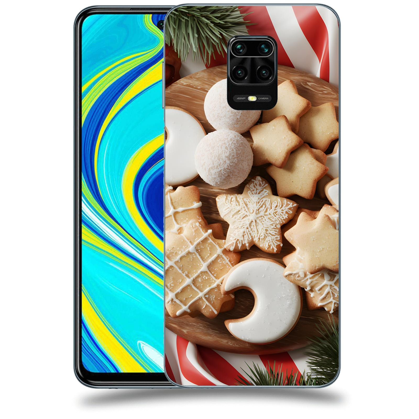 ACOVER Kryt na mobil Xiaomi Redmi Note 9S - Vánoční cukroví 2