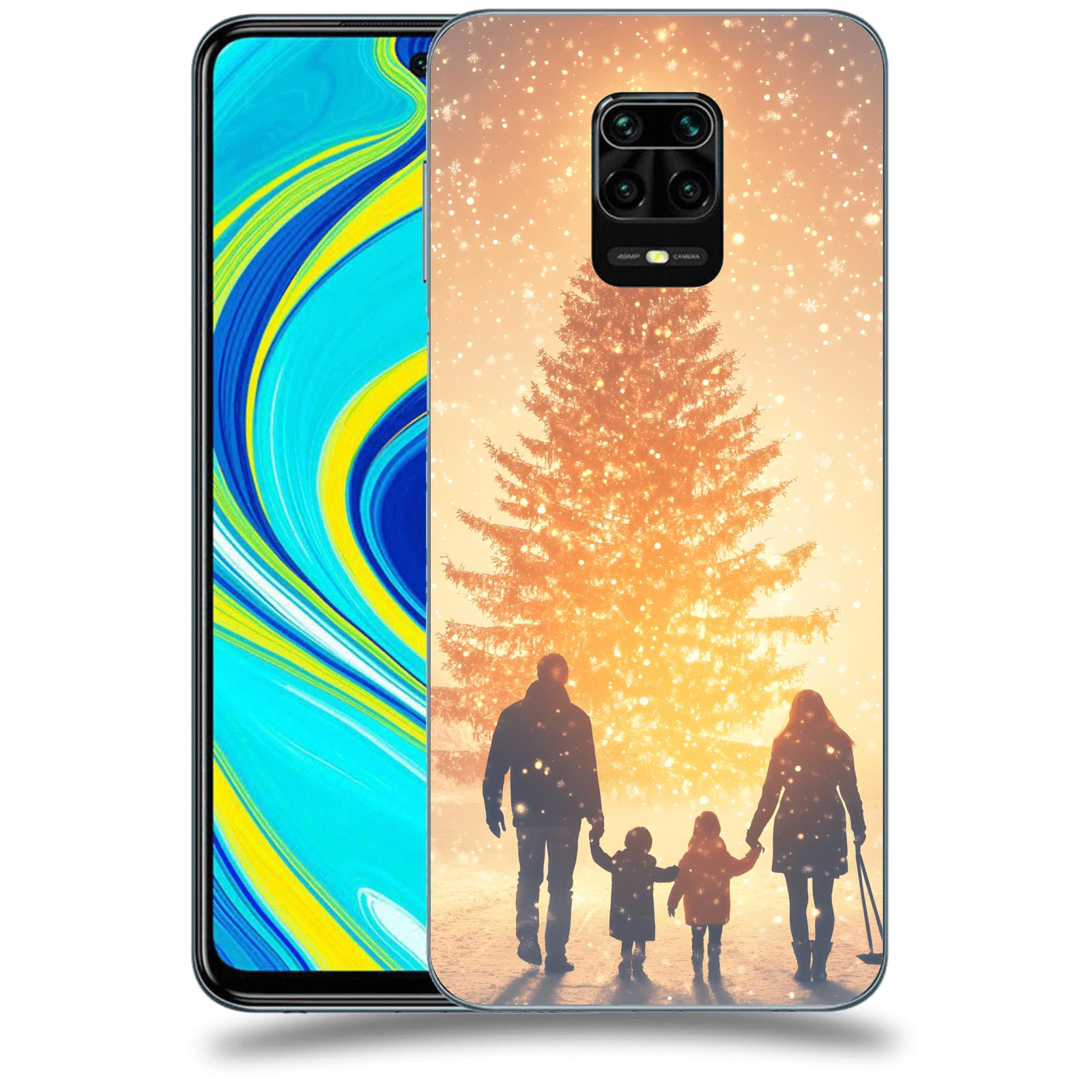 ACOVER Kryt na mobil Xiaomi Redmi Note 9S - Family at the Christmas tree