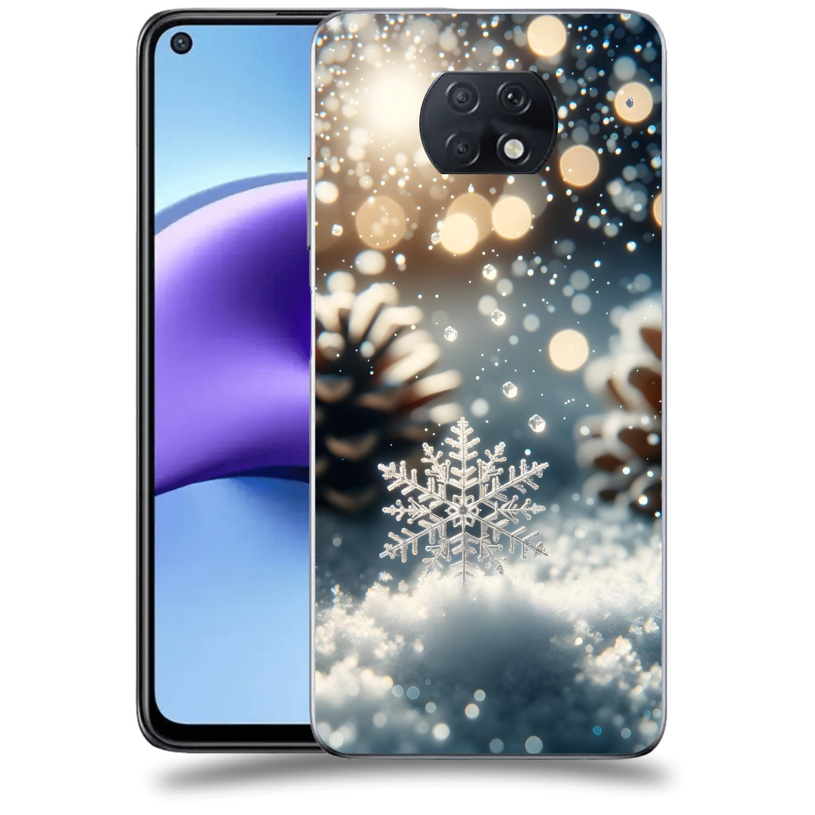 ACOVER Kryt na mobil Xiaomi Redmi Note 9T - Vločka