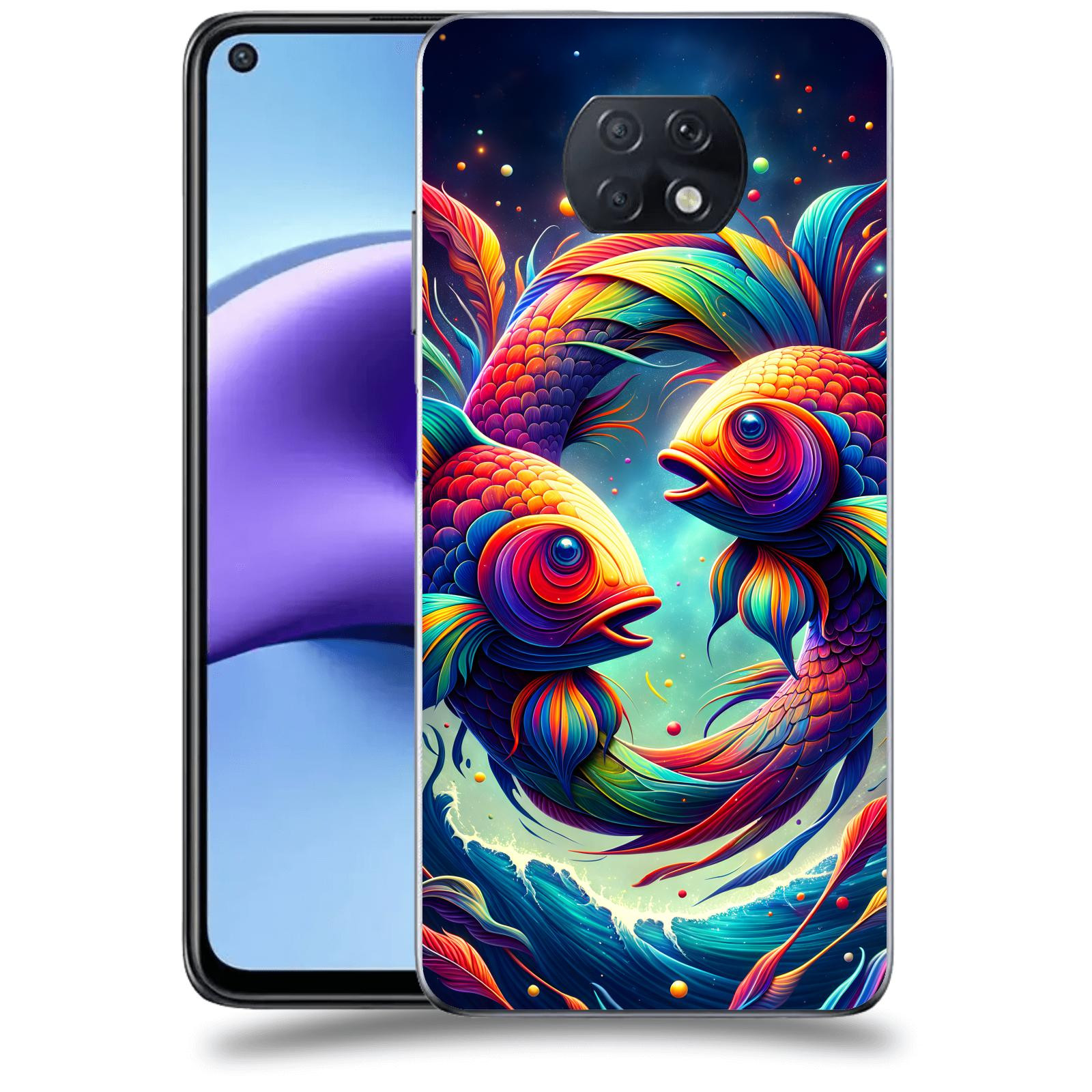 ACOVER Kryt na mobil Xiaomi Redmi Note 9T - Ryby