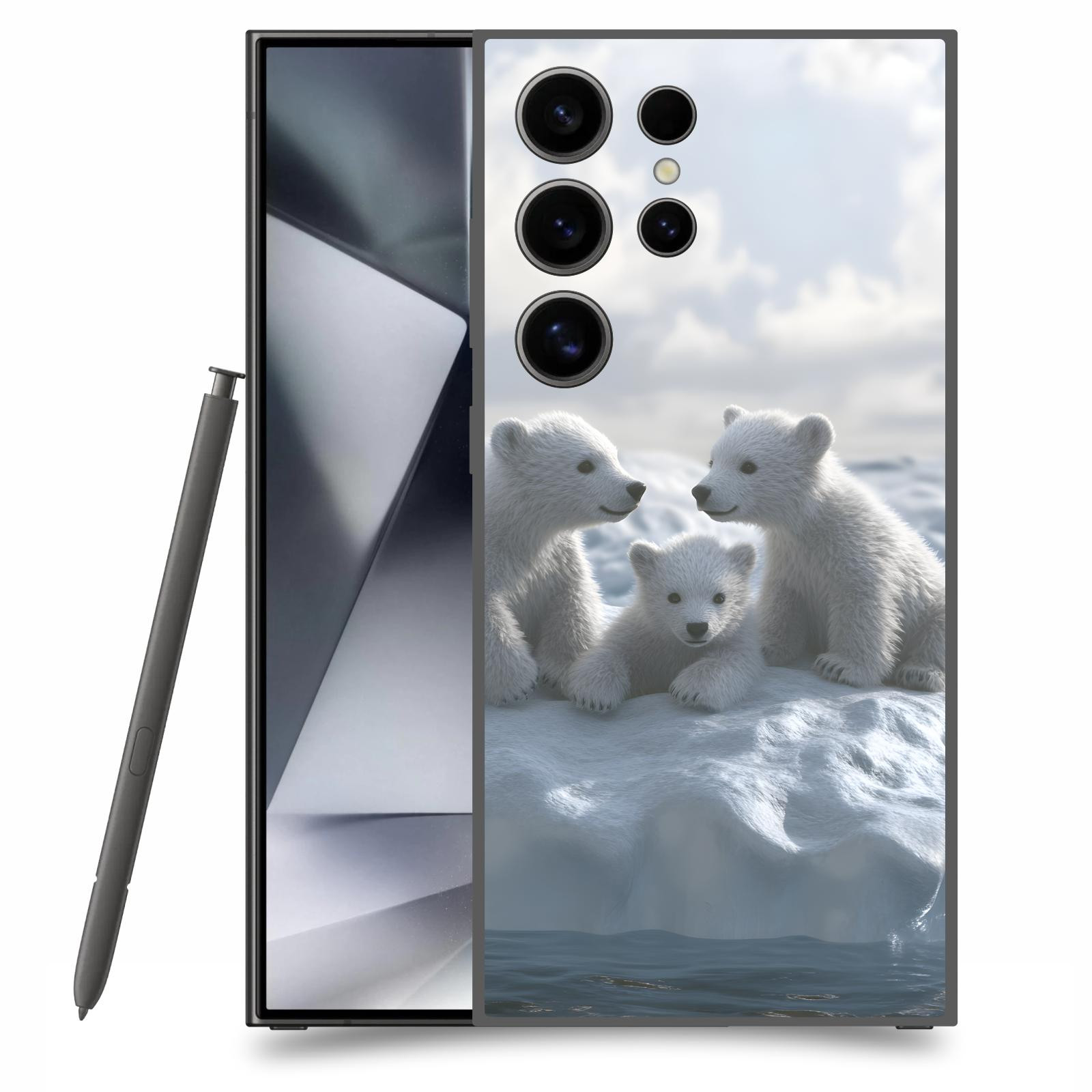 ACOVER Kryt na mobil Samsung Galaxy S24 Ultra - Medvíďata