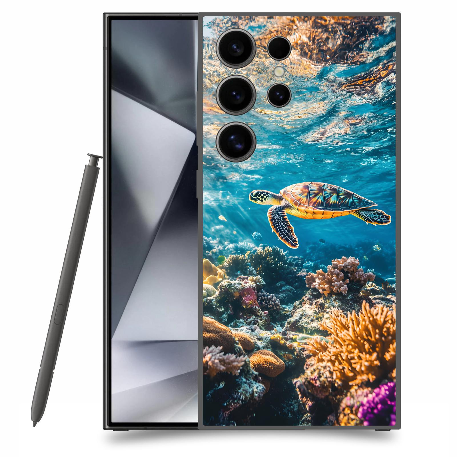 ACOVER Kryt na mobil Samsung Galaxy S24 Ultra - Želva