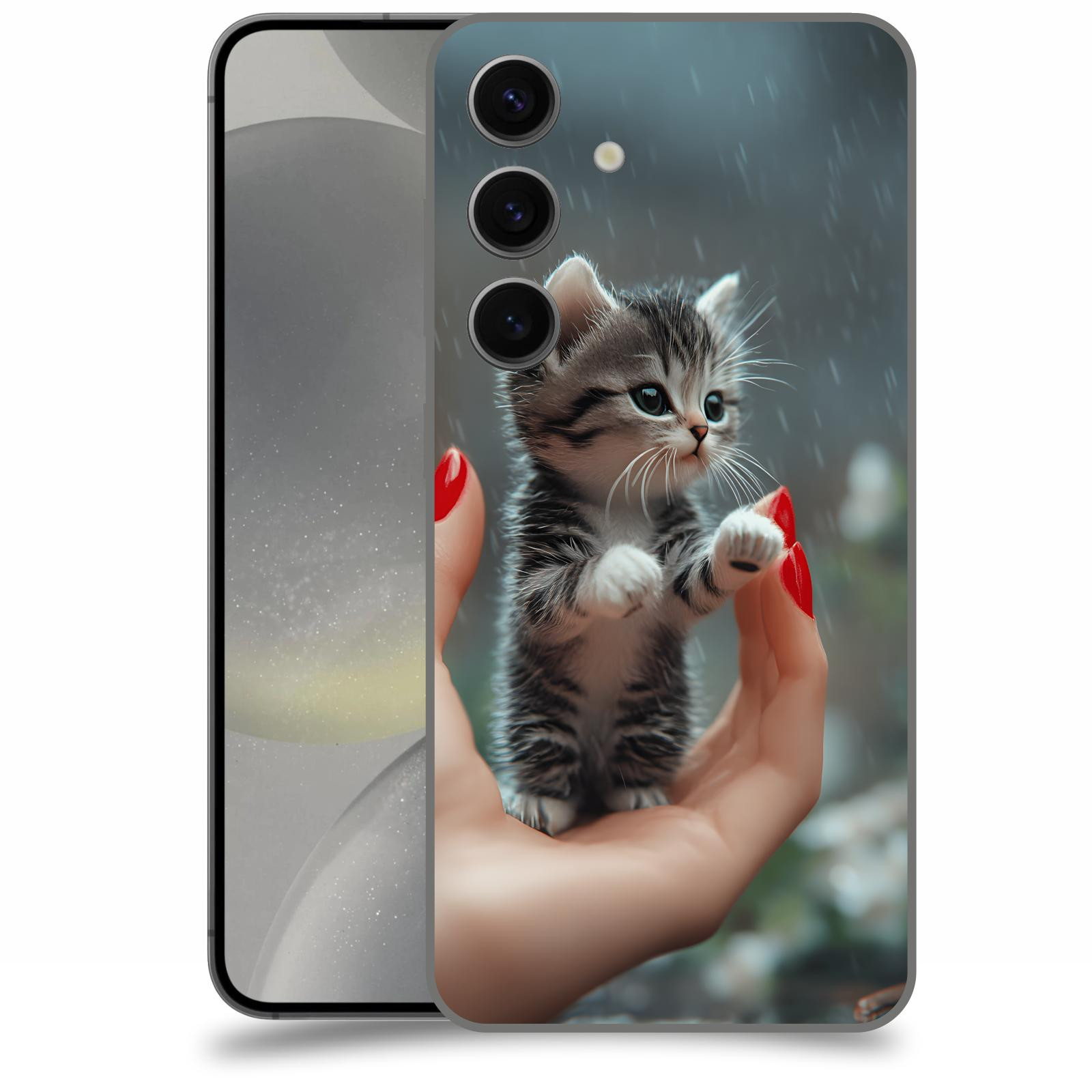 ACOVER Kryt na mobil Samsung Galaxy S24 - Koťátko