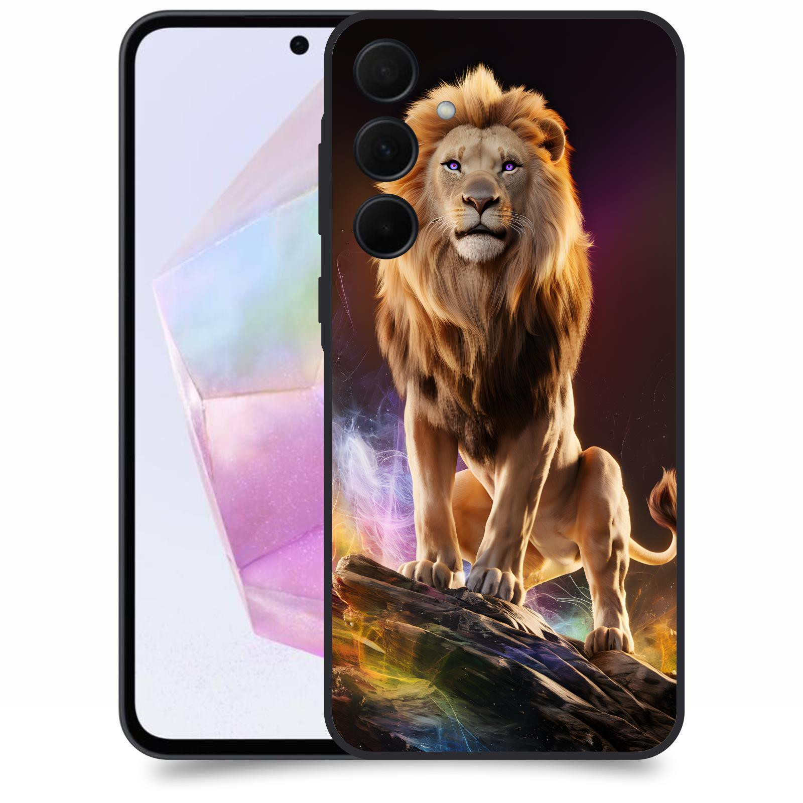 ACOVER Kryt na mobil Samsung Galaxy A35 5G - Magic Lion