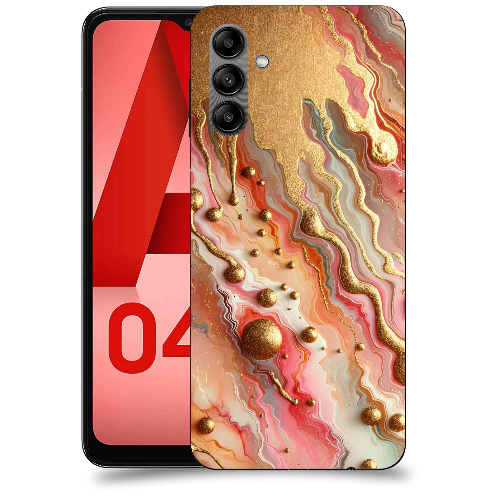ACOVER Kryt na mobil Samsung Galaxy A04s - Liquid Gold
