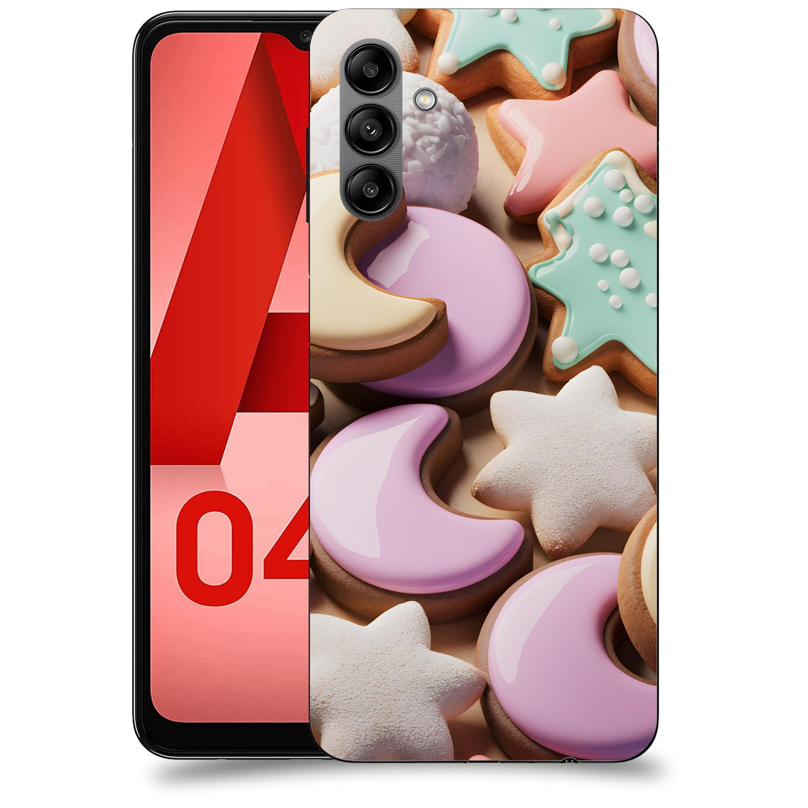 ACOVER Kryt na mobil Samsung Galaxy A04s - Vánoční cukroví