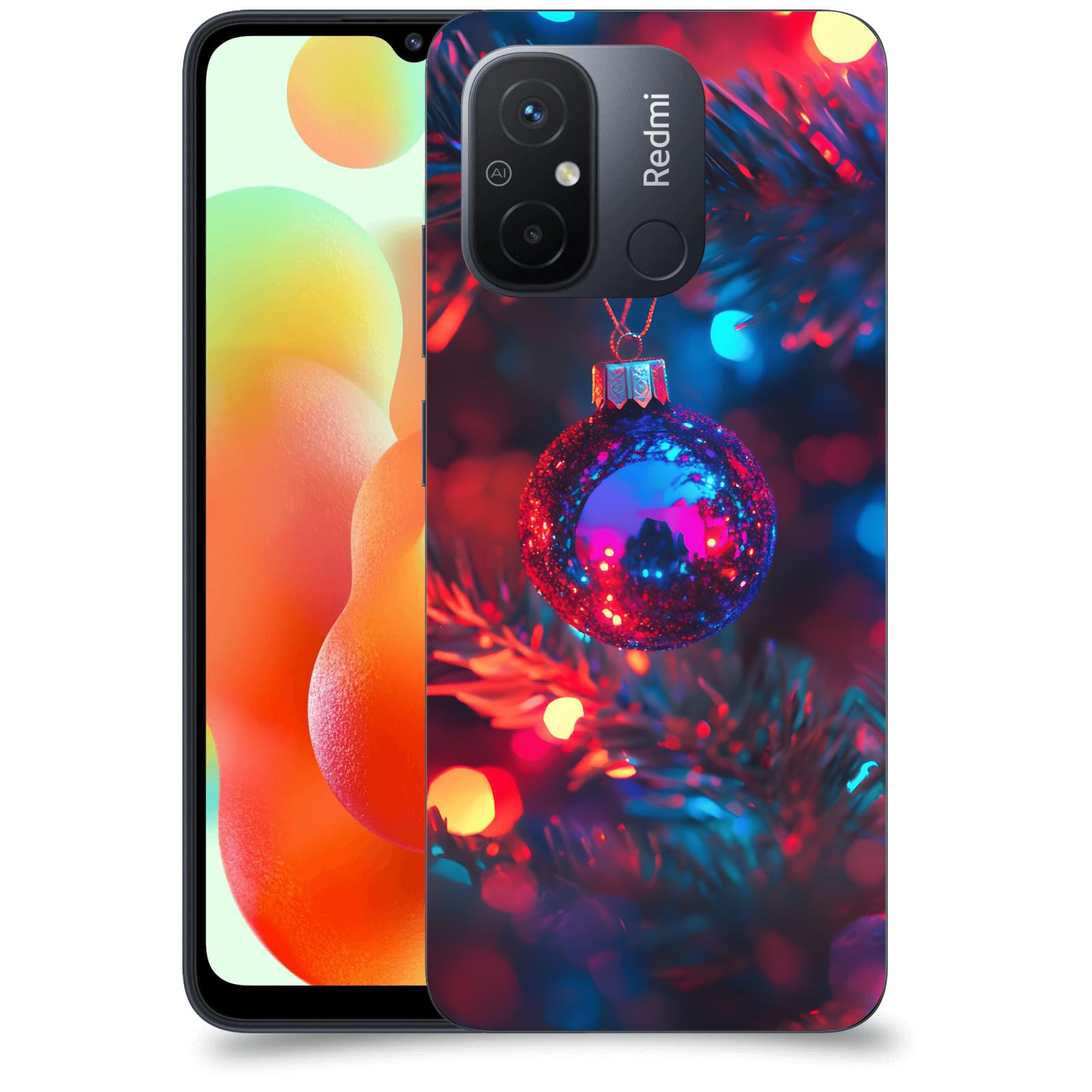 ACOVER Kryt na mobil Xiaomi Redmi 12C - Vánoční ozdoba