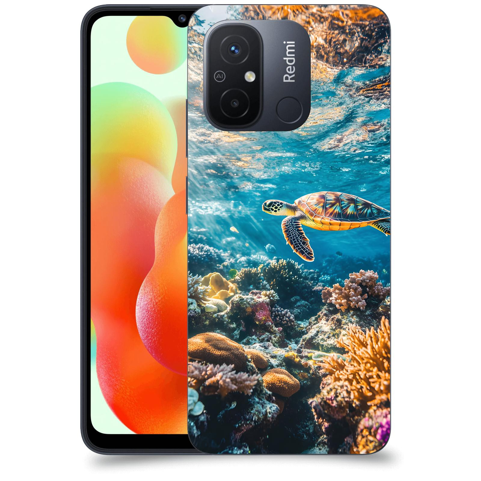 ACOVER Kryt na mobil Xiaomi Redmi 12C - Želva