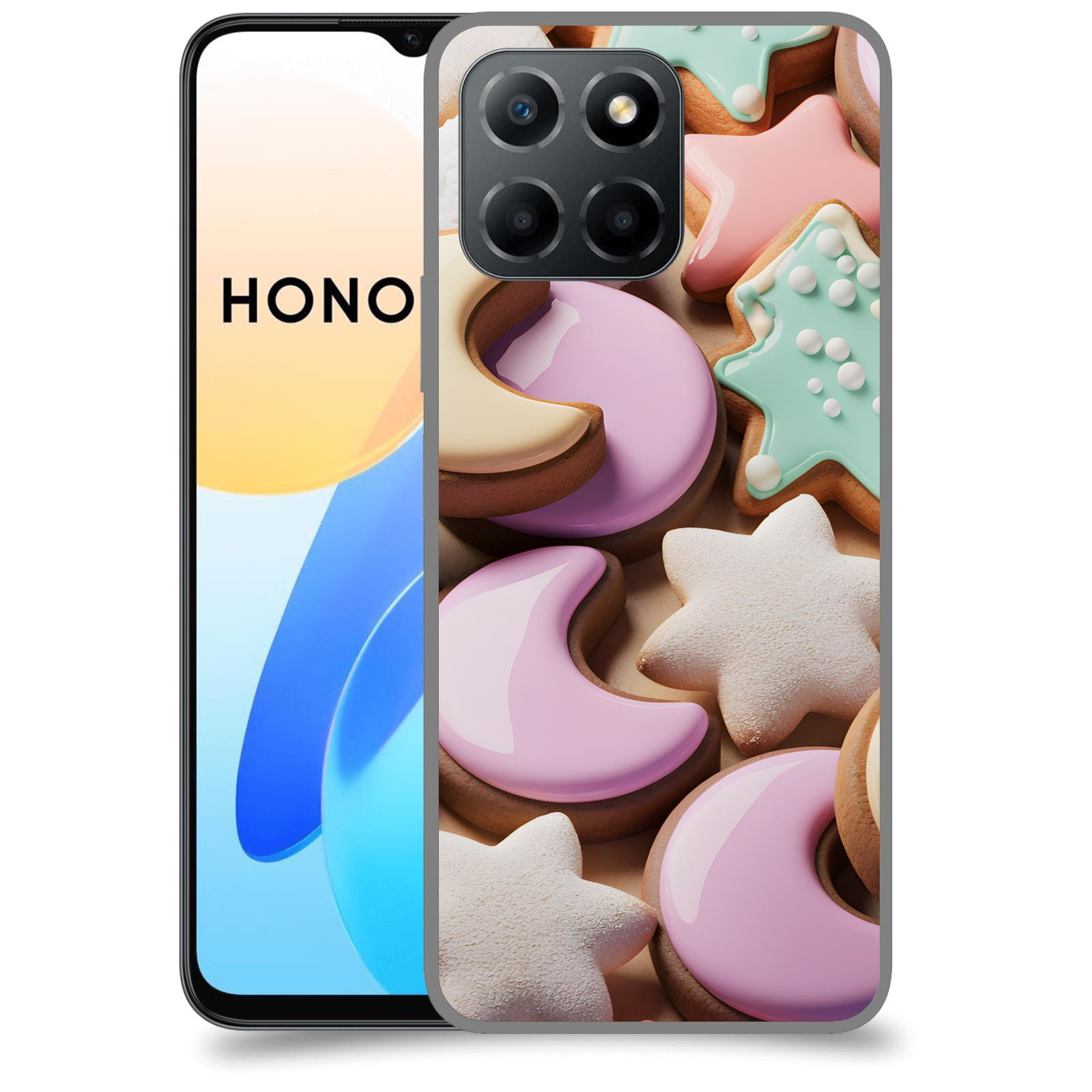 ACOVER Kryt na mobil Honor X8 4G - Vánoční cukroví