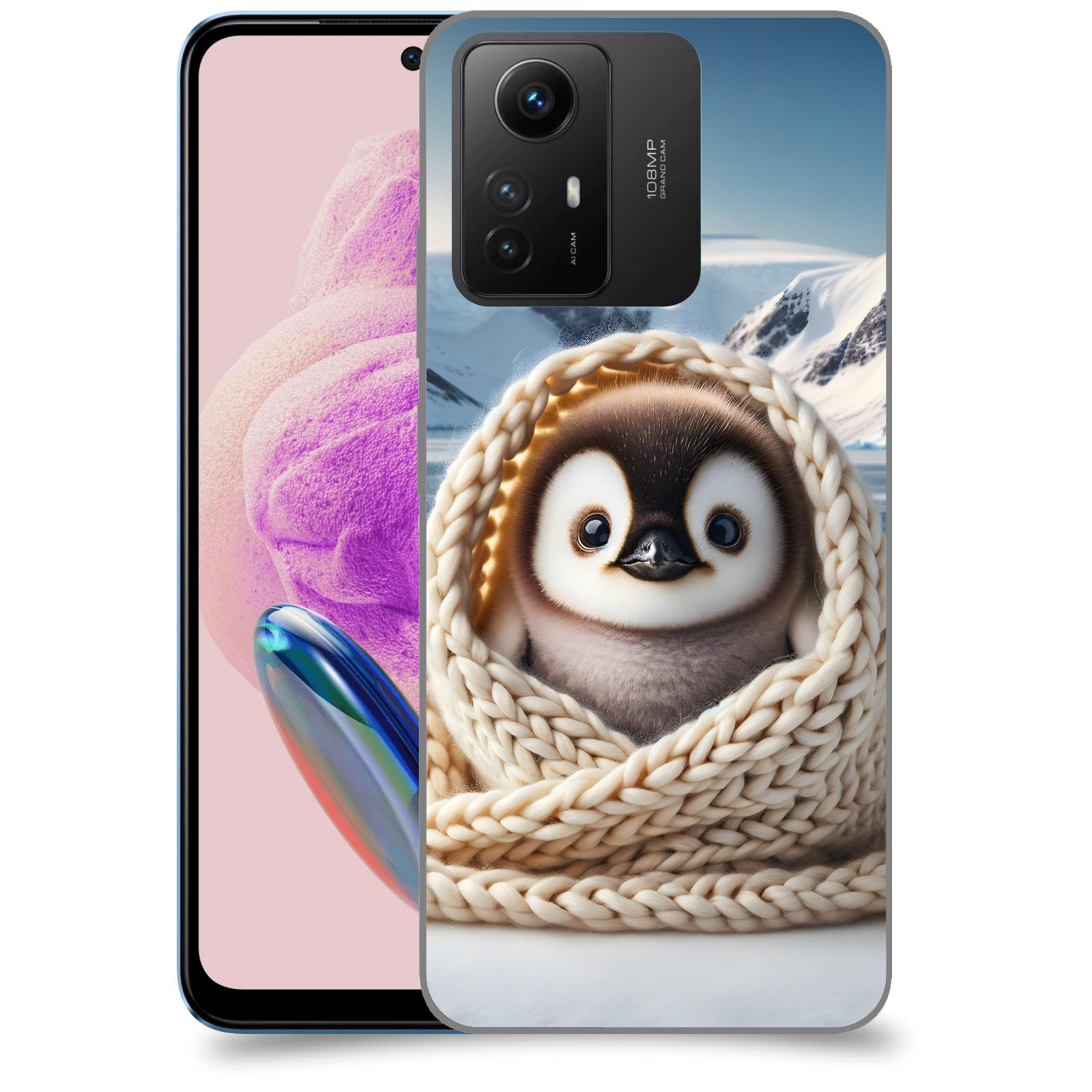 ACOVER Kryt na mobil Xiaomi Redmi Note 12S - Tučňák