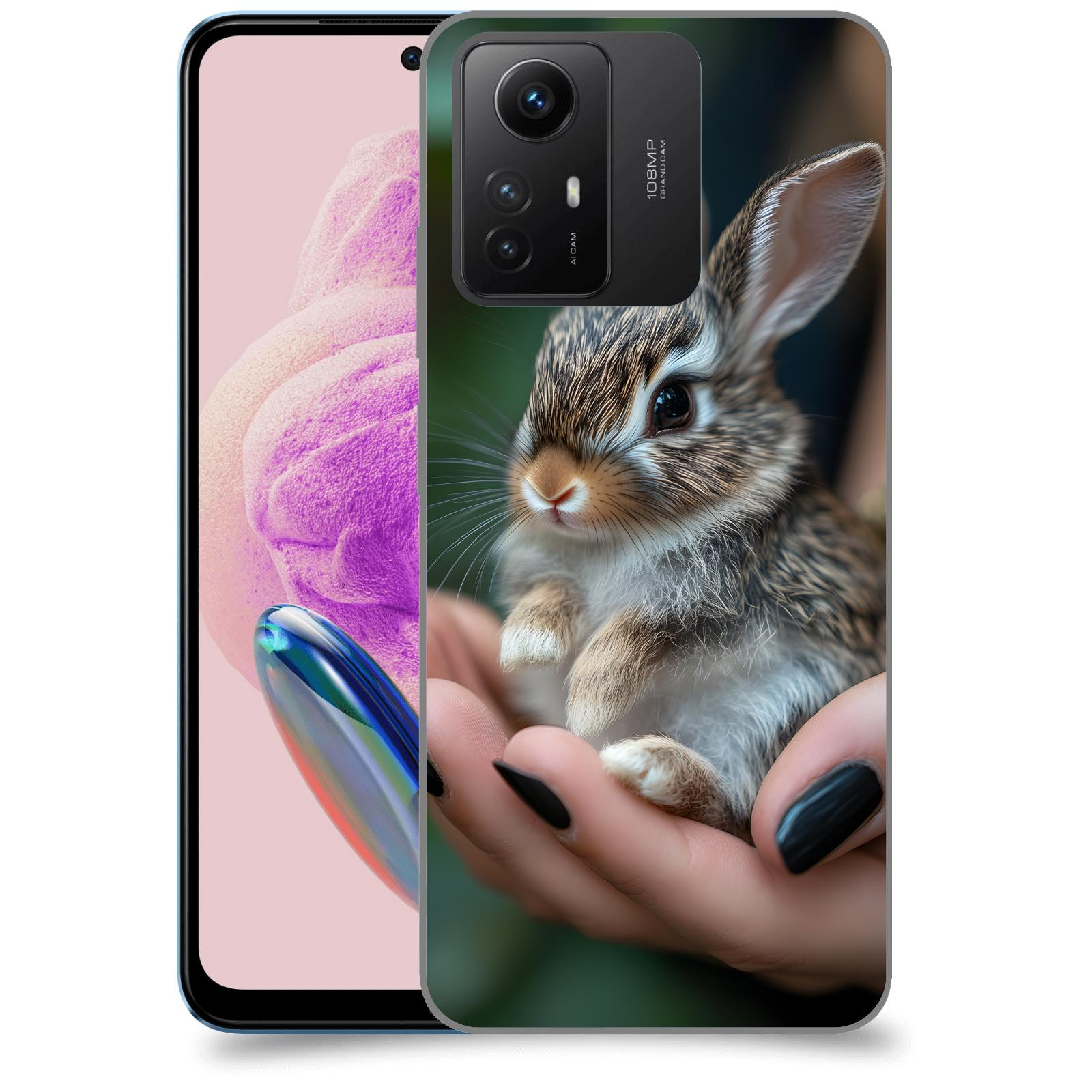 ACOVER Kryt na mobil Xiaomi Redmi Note 12S - Králíček