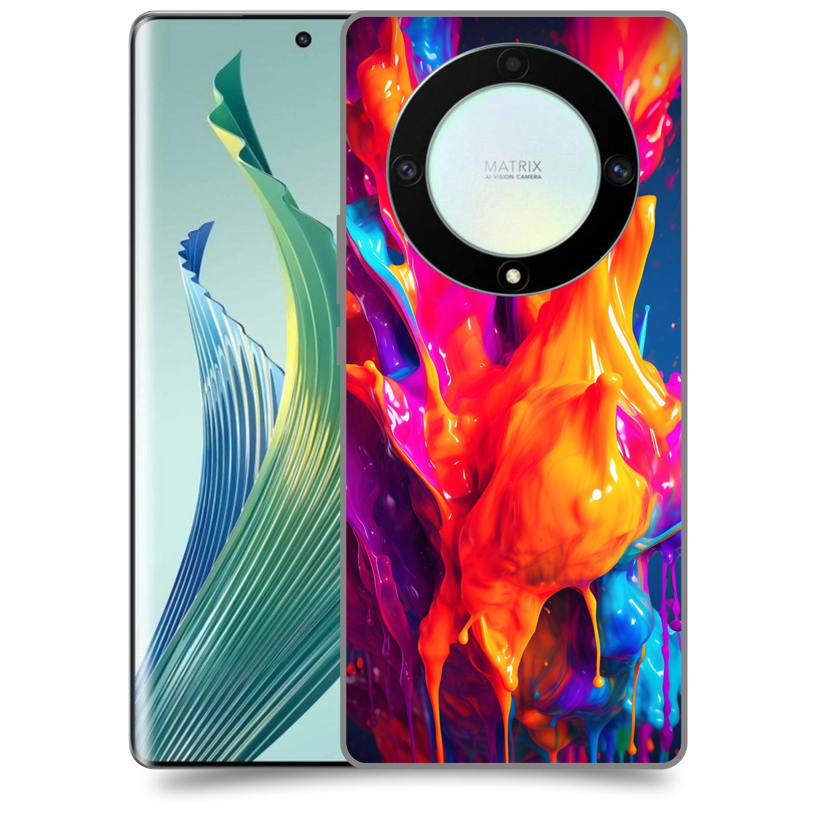 ACOVER Kryt na mobil Honor Magic 5 Lite 5G - Beautiful Liquid I