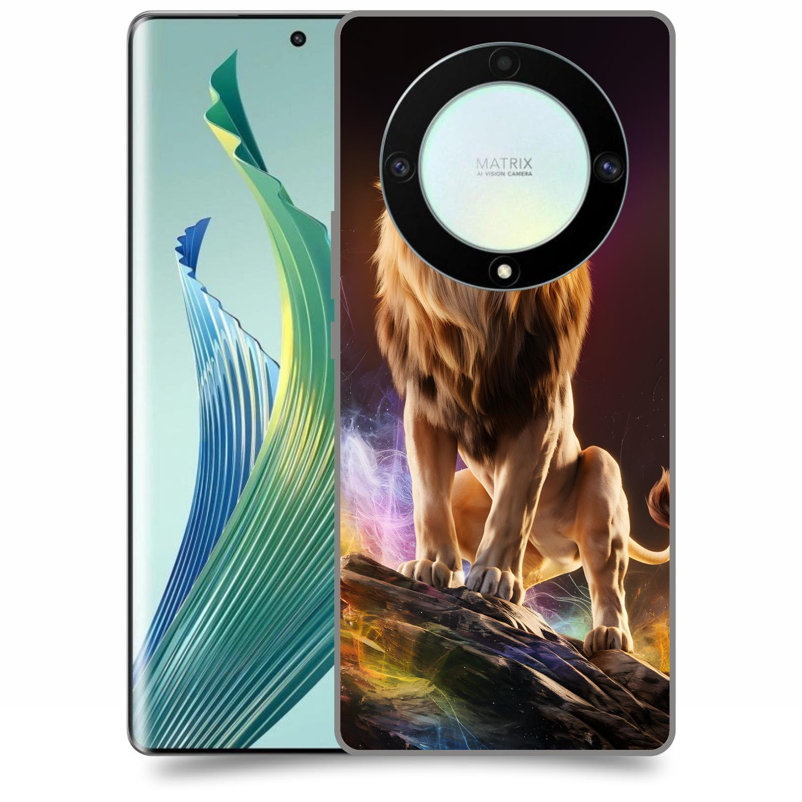 ACOVER Kryt na mobil Honor Magic 5 Lite 5G - Magic Lion