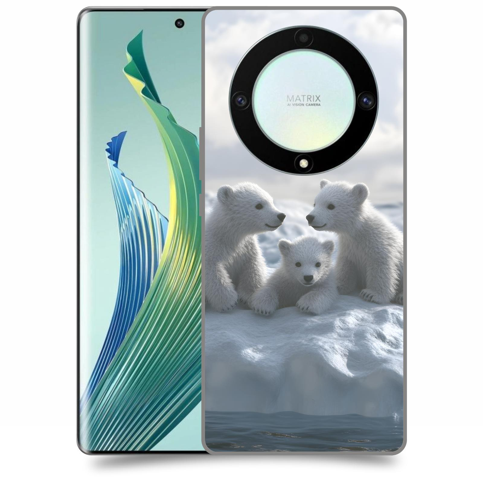 ACOVER Kryt na mobil Honor Magic 5 Lite 5G - Medvíďata