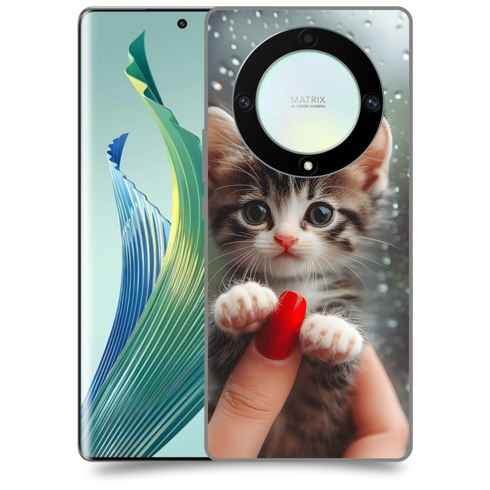 ACOVER Kryt na mobil Honor Magic 5 Lite 5G - Koťátko 2