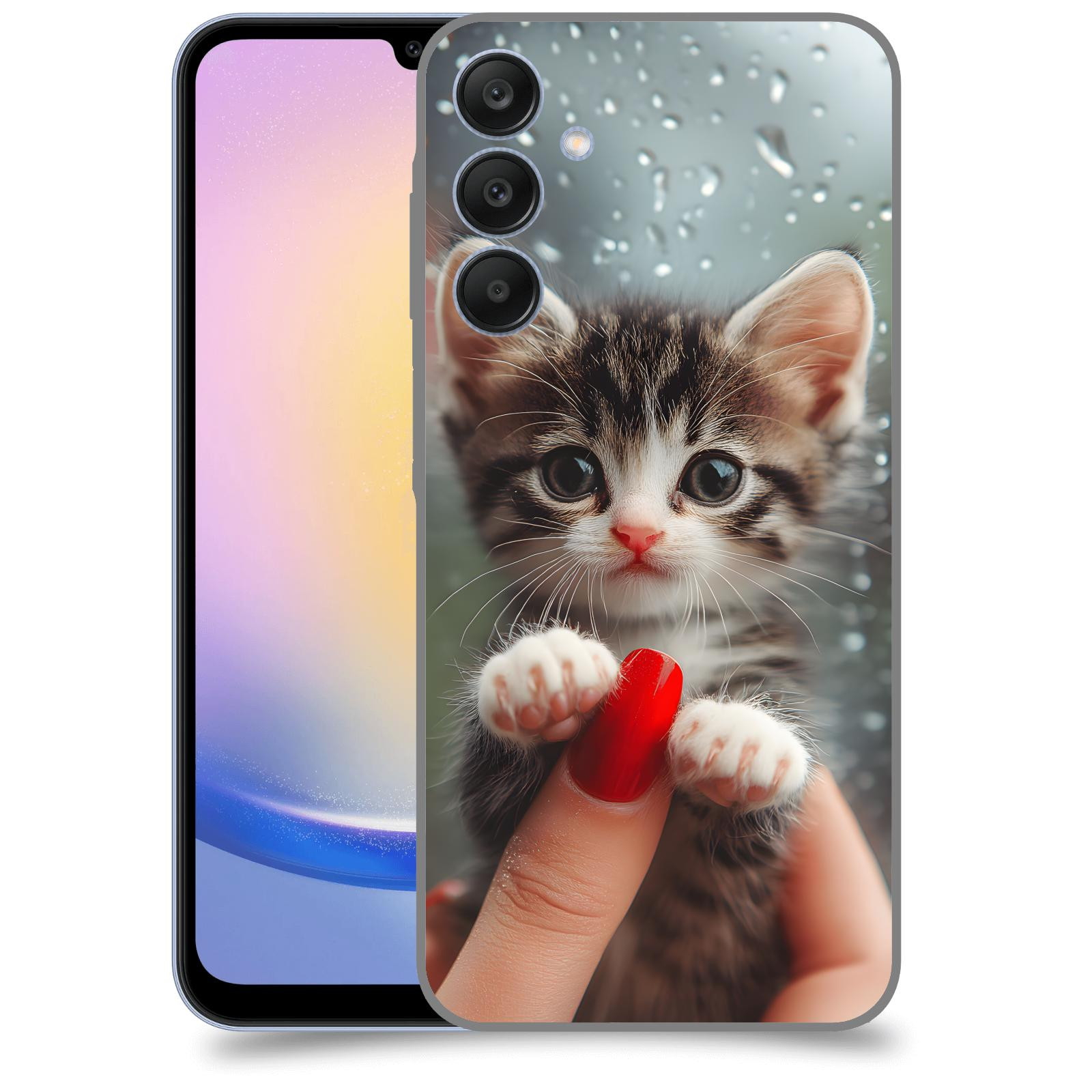 ACOVER Kryt na mobil Samsung Galaxy A25 5G - Koťátko 2