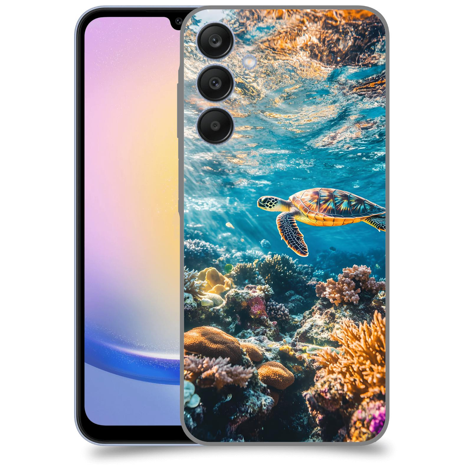 ACOVER Kryt na mobil Samsung Galaxy A25 5G - Želva