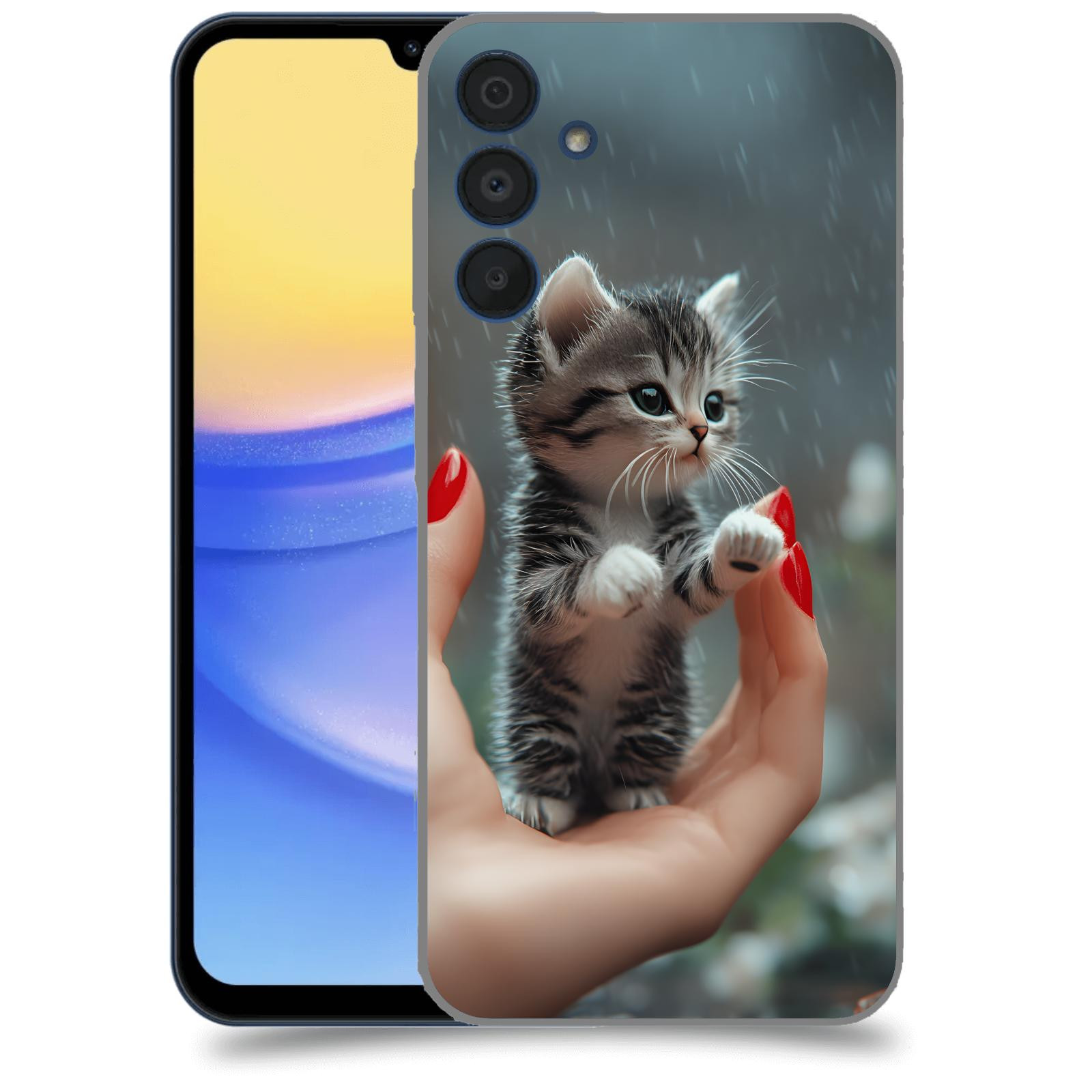 ACOVER Kryt na mobil Samsung Galaxy A15 5G - Koťátko
