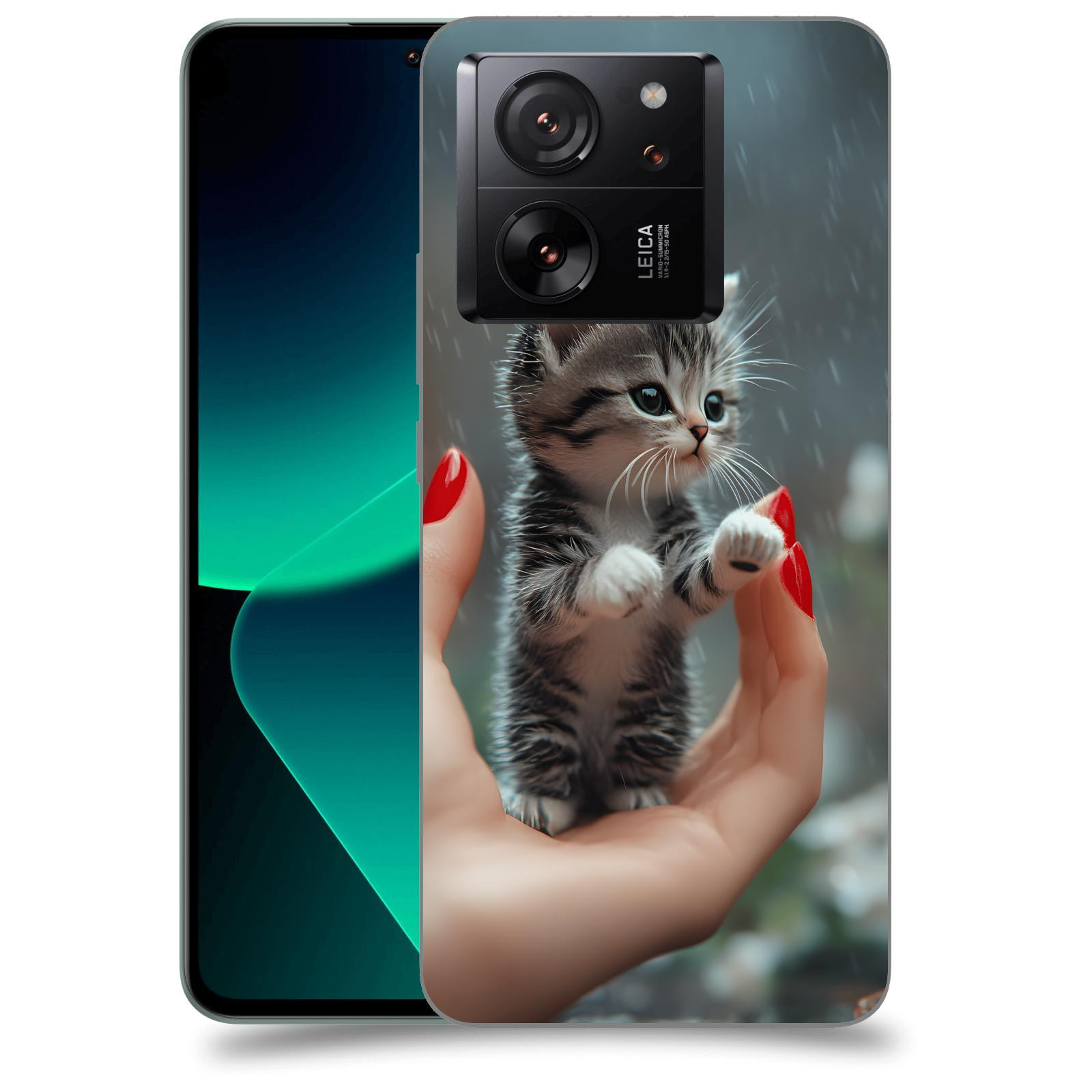 ACOVER Kryt na mobil Xiaomi 13T pro - Koťátko