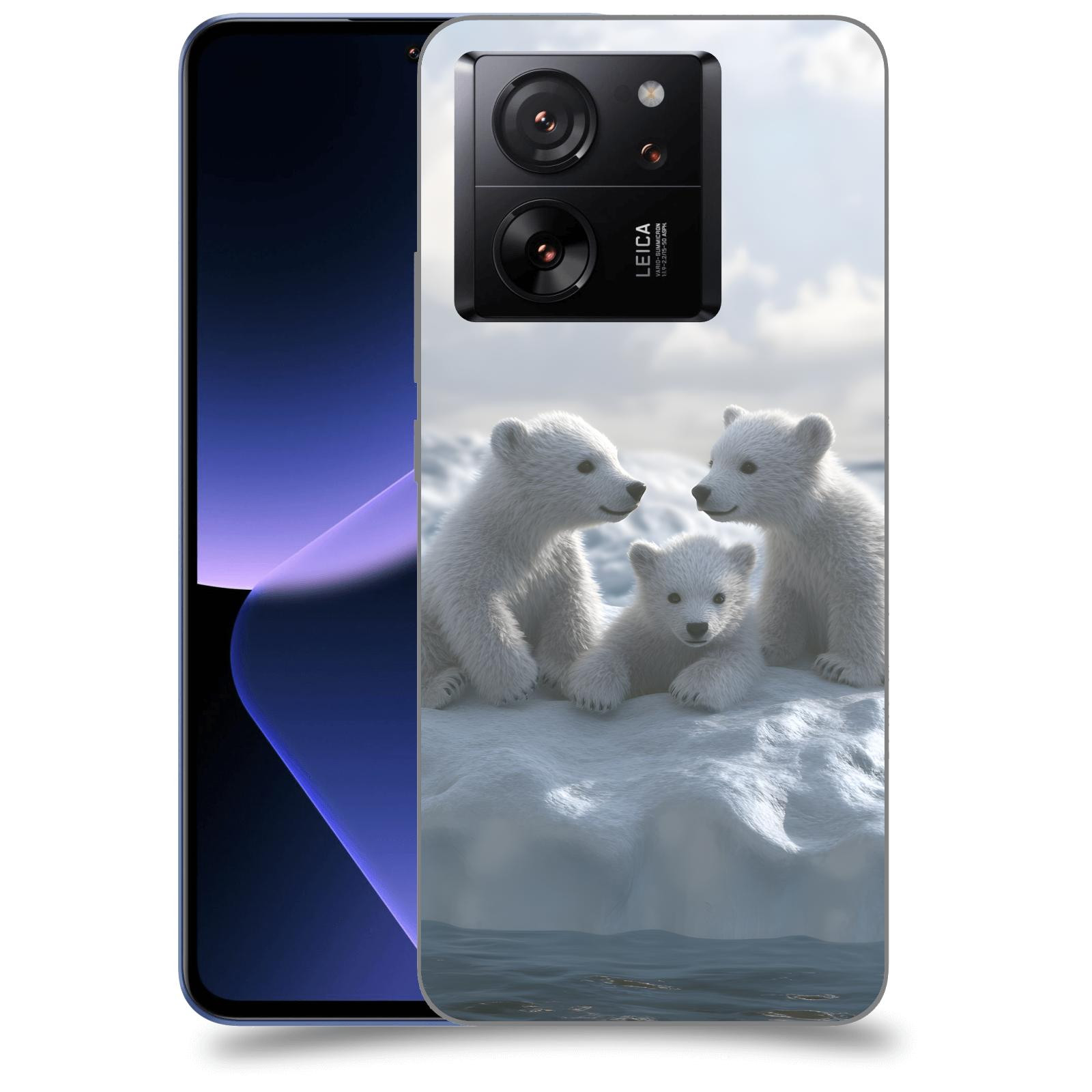 ACOVER Kryt na mobil Xiaomi 13T - Medvíďata