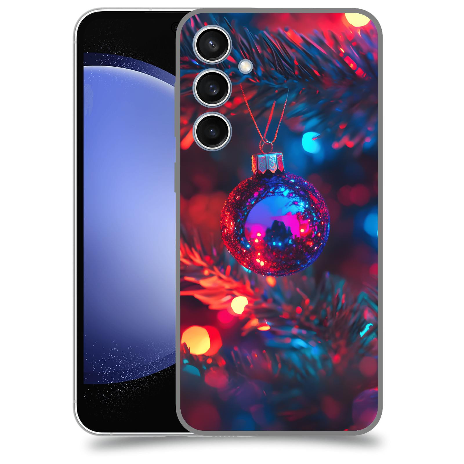 ACOVER Kryt na mobil Samsung Galaxy S23 FE - Vánoční ozdoba