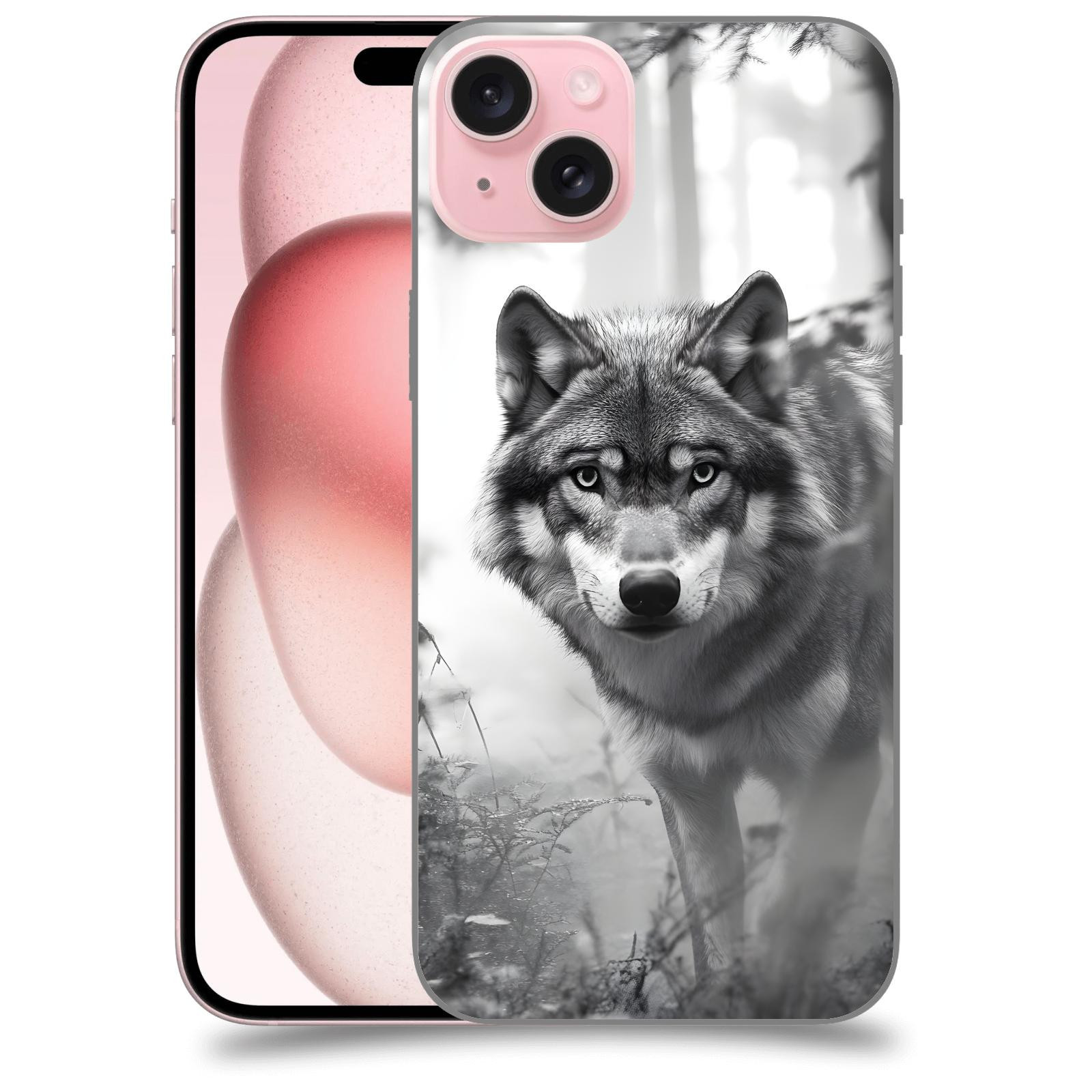 ACOVER Kryt na mobil Apple iPhone 15 plus - Vlk