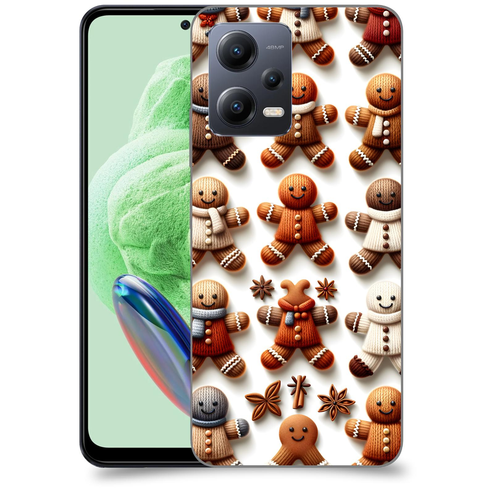 ACOVER Kryt na mobil Xiaomi Redmi Note 12 PRO 5G - Perníčky 2