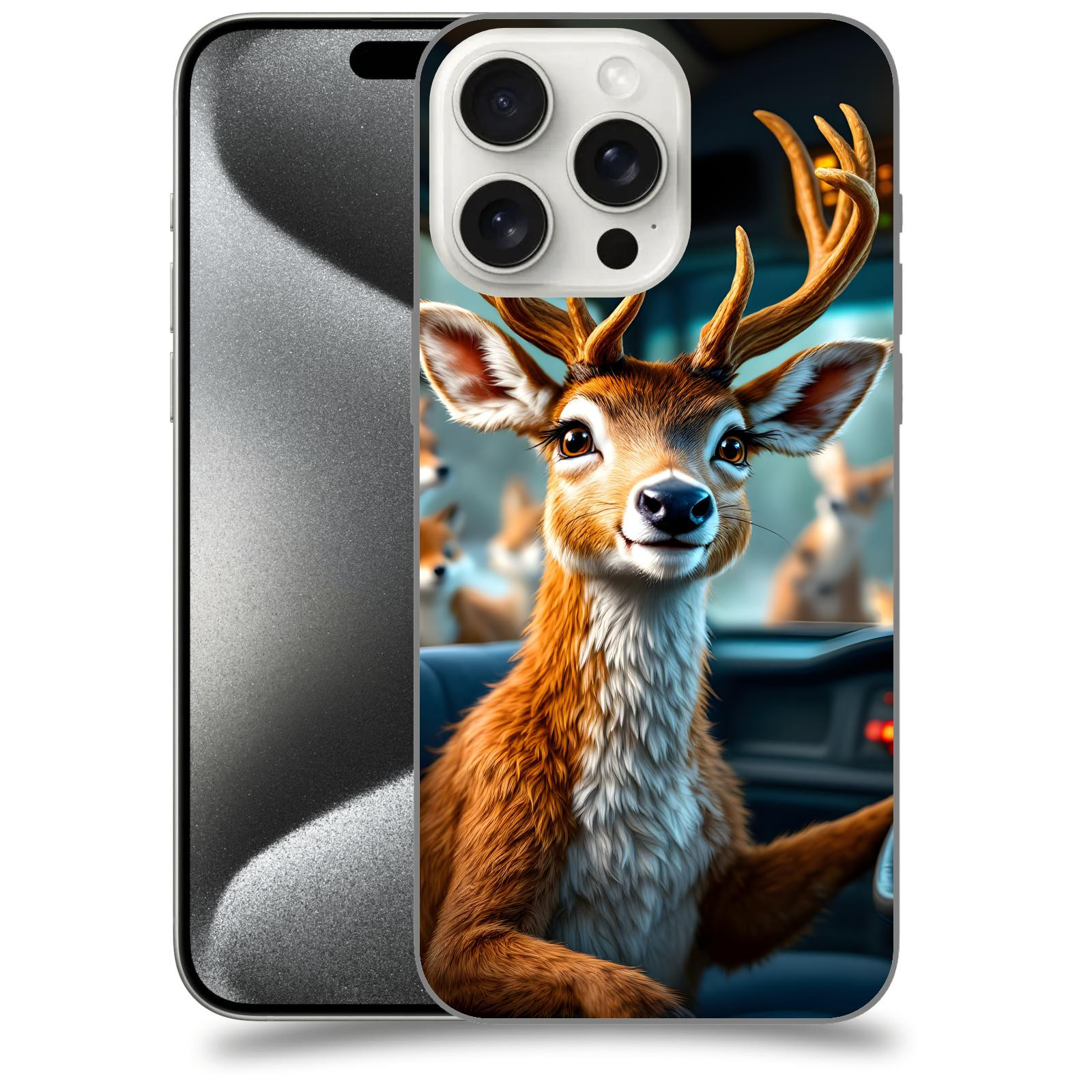 ACOVER Kryt na mobil Apple iPhone 15 pro max - Jelen