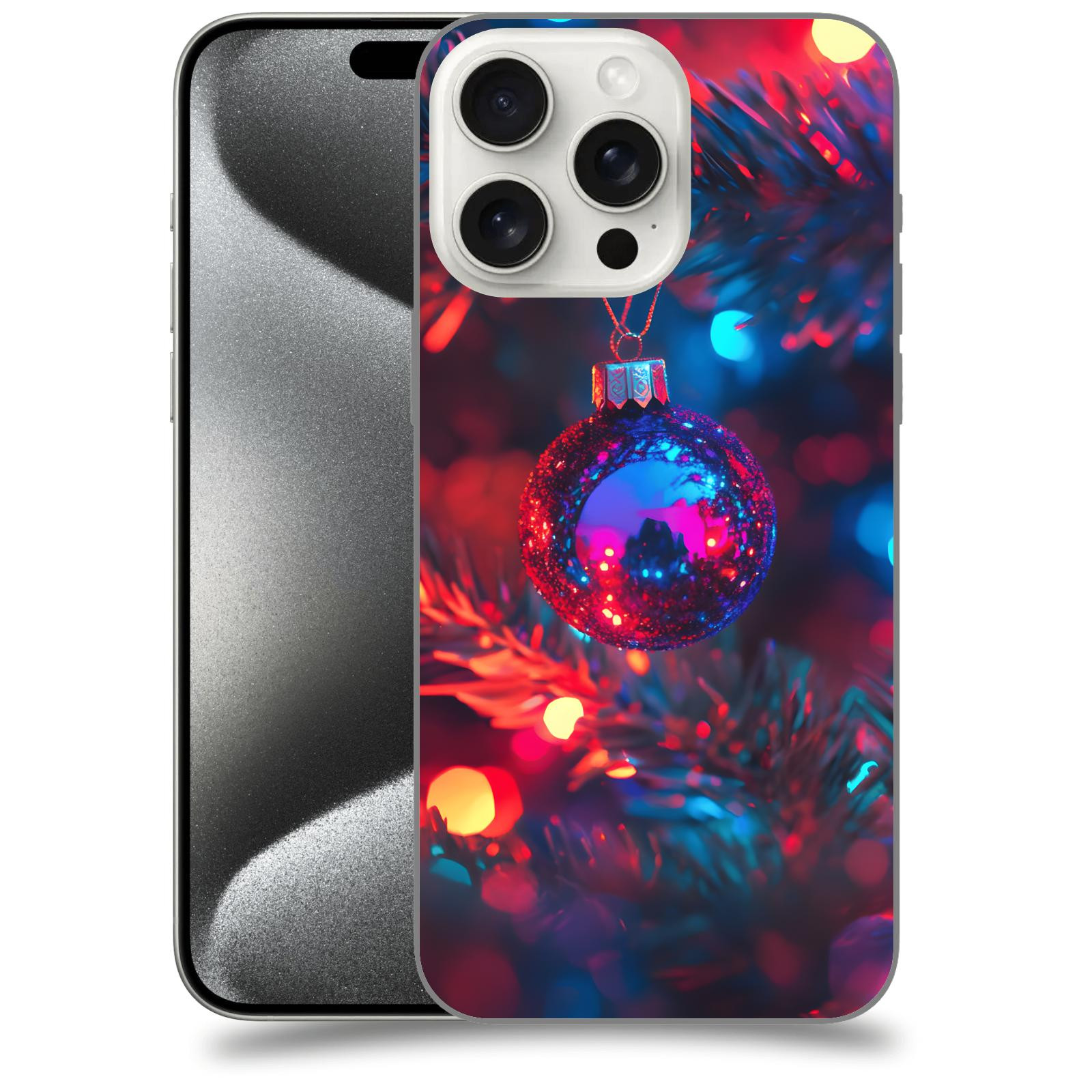 ACOVER Kryt na mobil Apple iPhone 15 pro max - Vánoční ozdoba