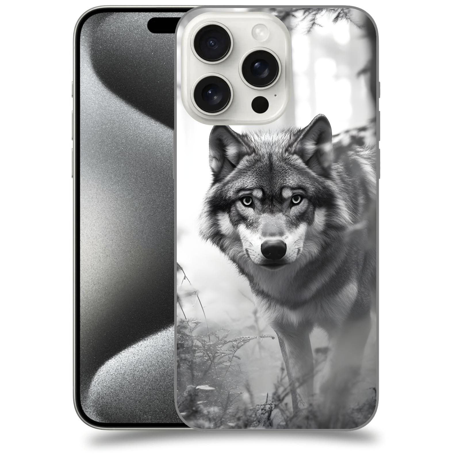 ACOVER Kryt na mobil Apple iPhone 15 pro max - Vlk