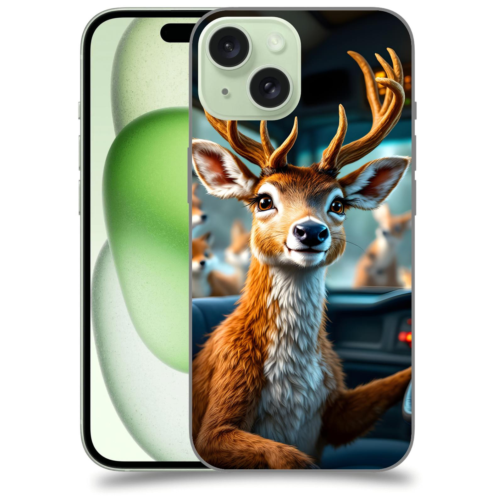 ACOVER Kryt na mobil Apple iPhone 15 - Jelen