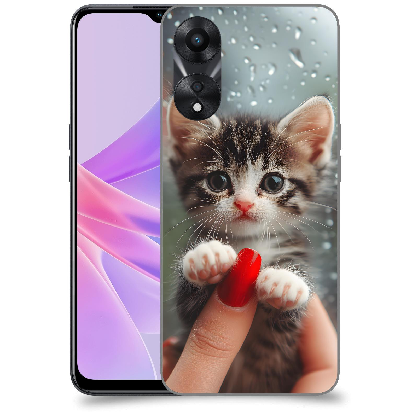ACOVER Kryt na mobil OPPO A78 5G - Koťátko 2